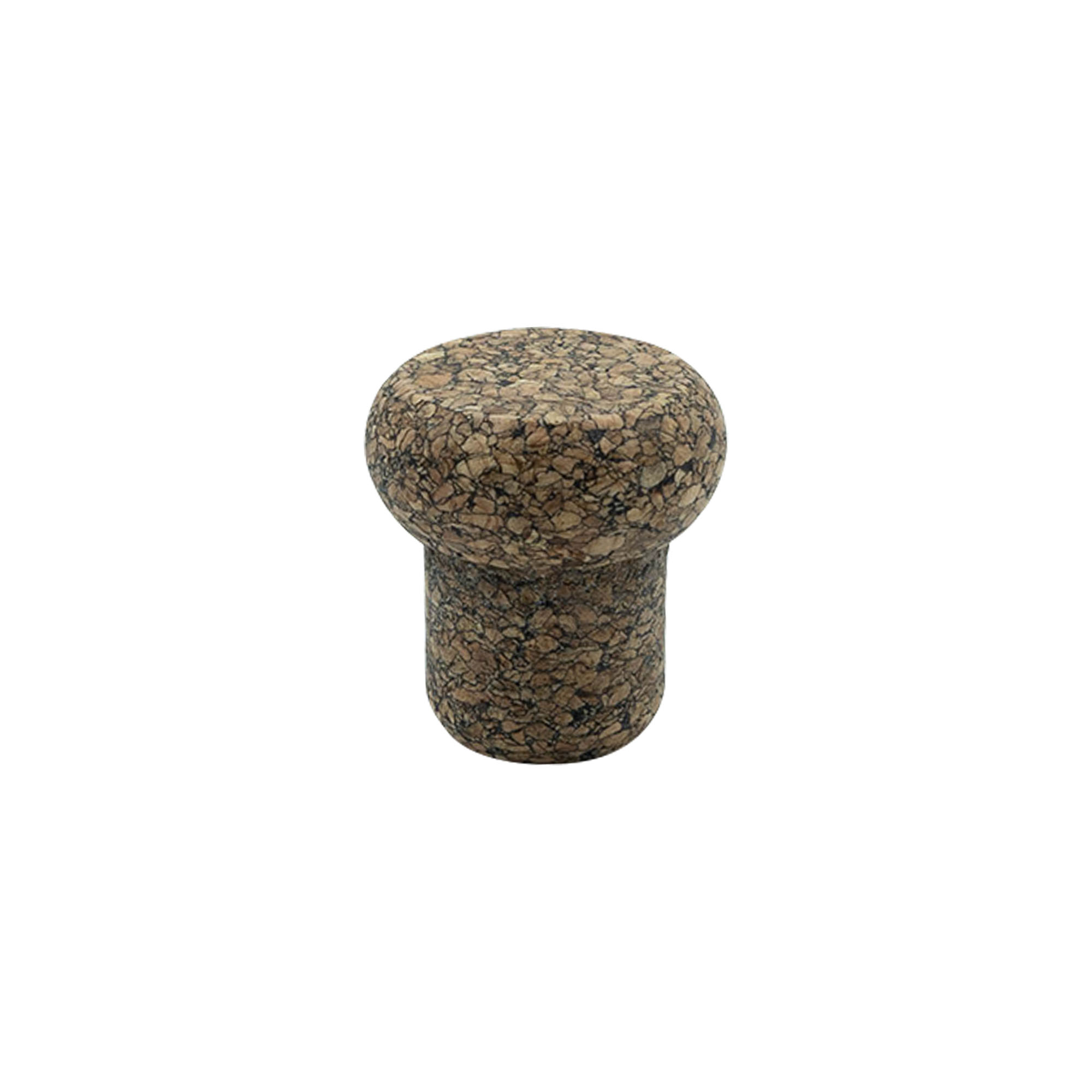 Kahvakorkki 'Tynnyri' 22,5 mm, Corkcoal, suukappaleelle: Korkki