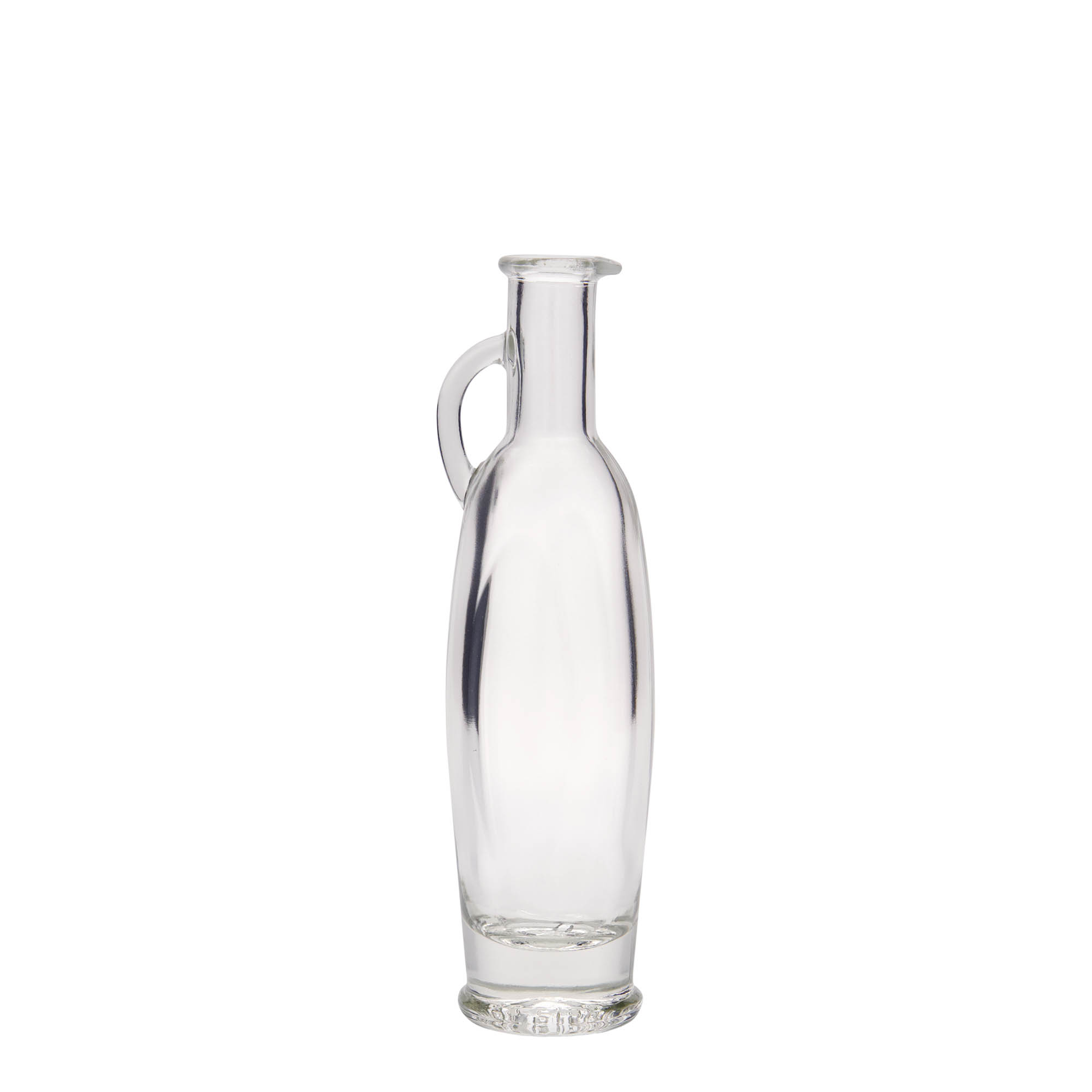 100 ml lasipullo 'Eleganta', soikea, suuaukko: korkki