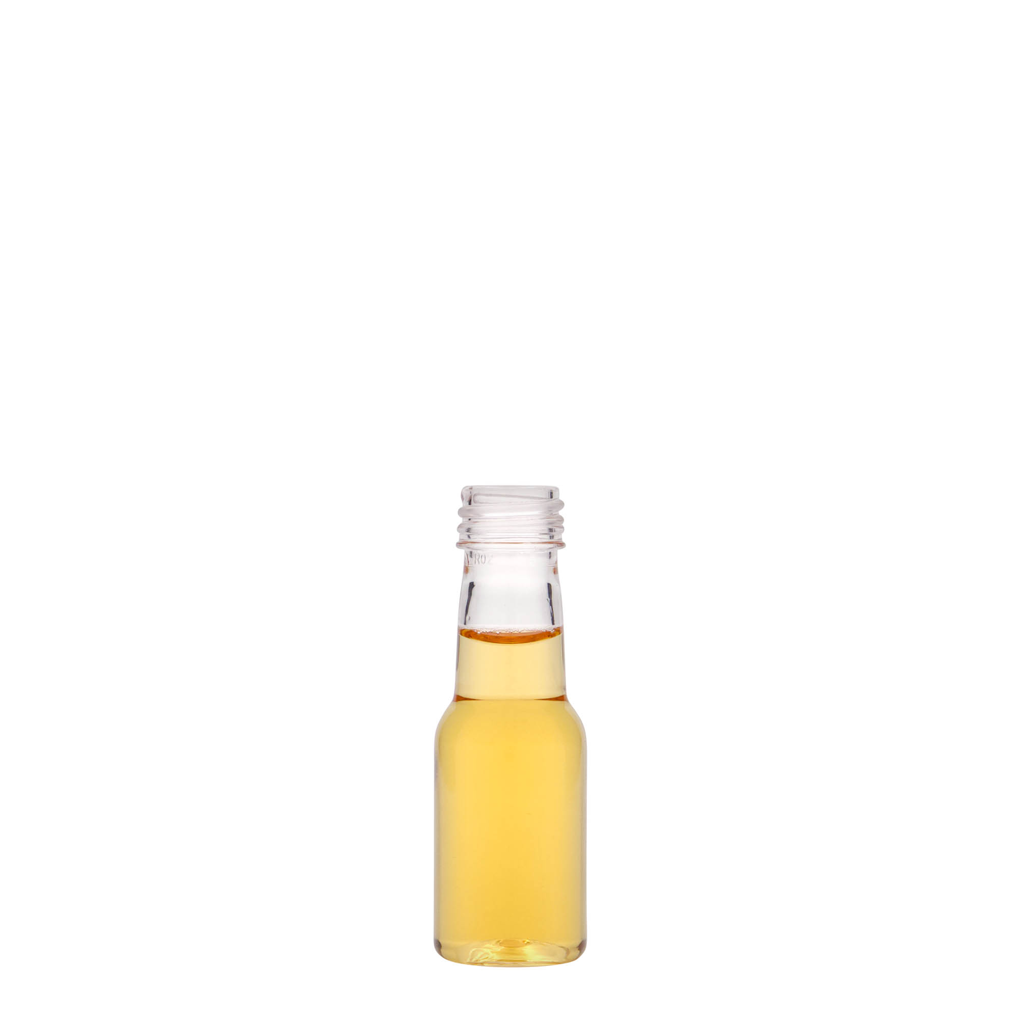 20 ml PET-pullo 'Theo', muovia, suuaukko: PP 18
