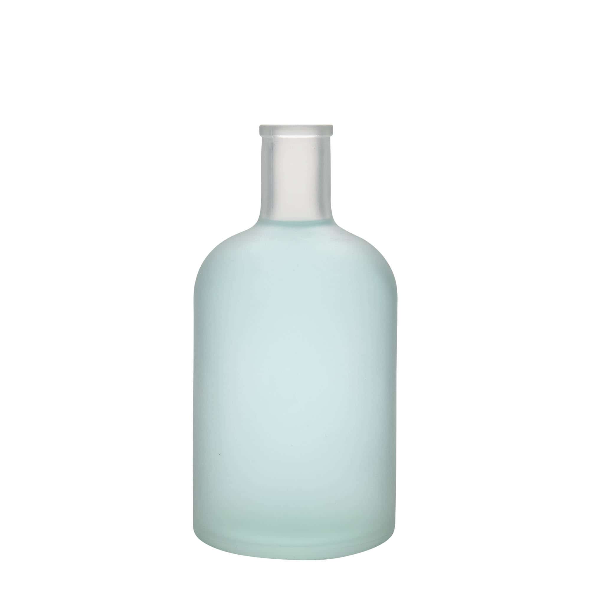 700 ml lasipullo 'Gerardino', huurrettu, suu: korkki