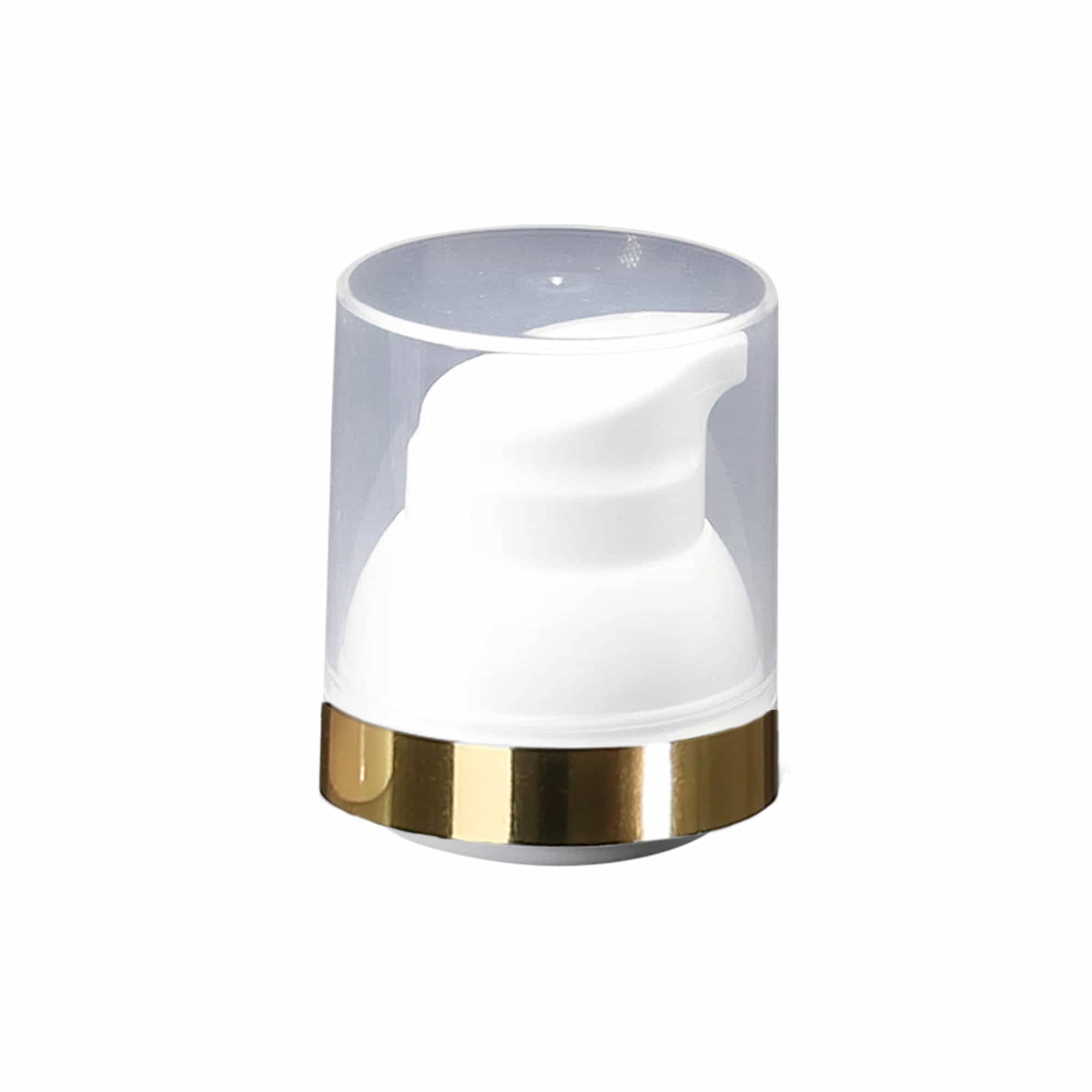 Airless-Spender Pumpkopf 'Mezzo', PP-Kunststoff, weiß