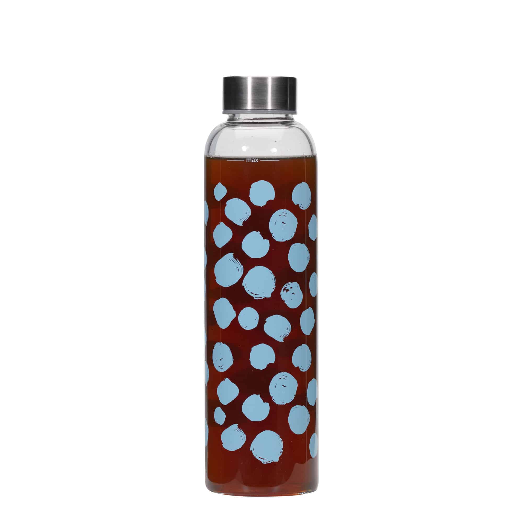 500 ml juomapullo 'Perseus - Siniset pisteet', suuaukko: ruuvikorkki