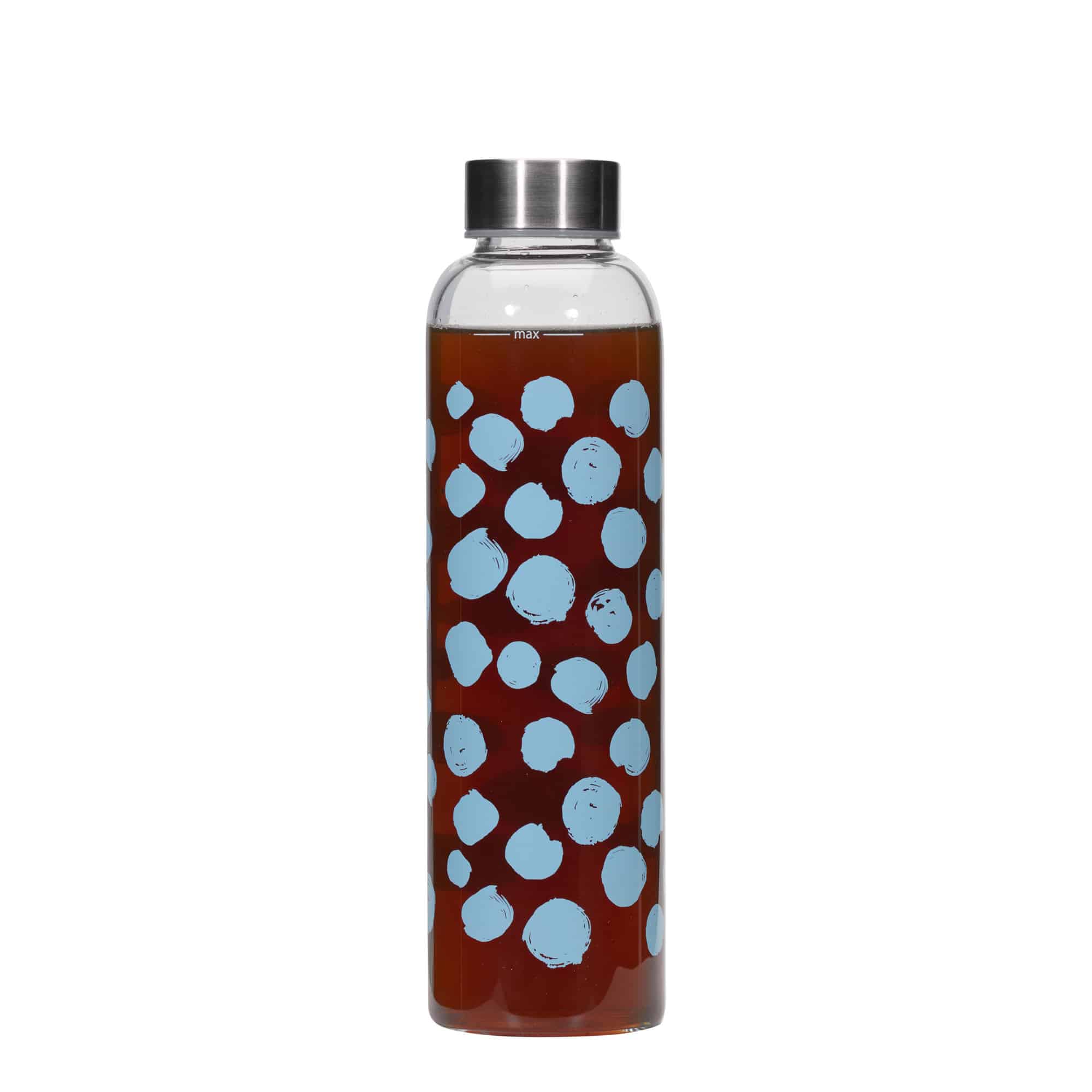 500 ml juomapullo 'Perseus - Siniset pisteet', suuaukko: ruuvikorkki