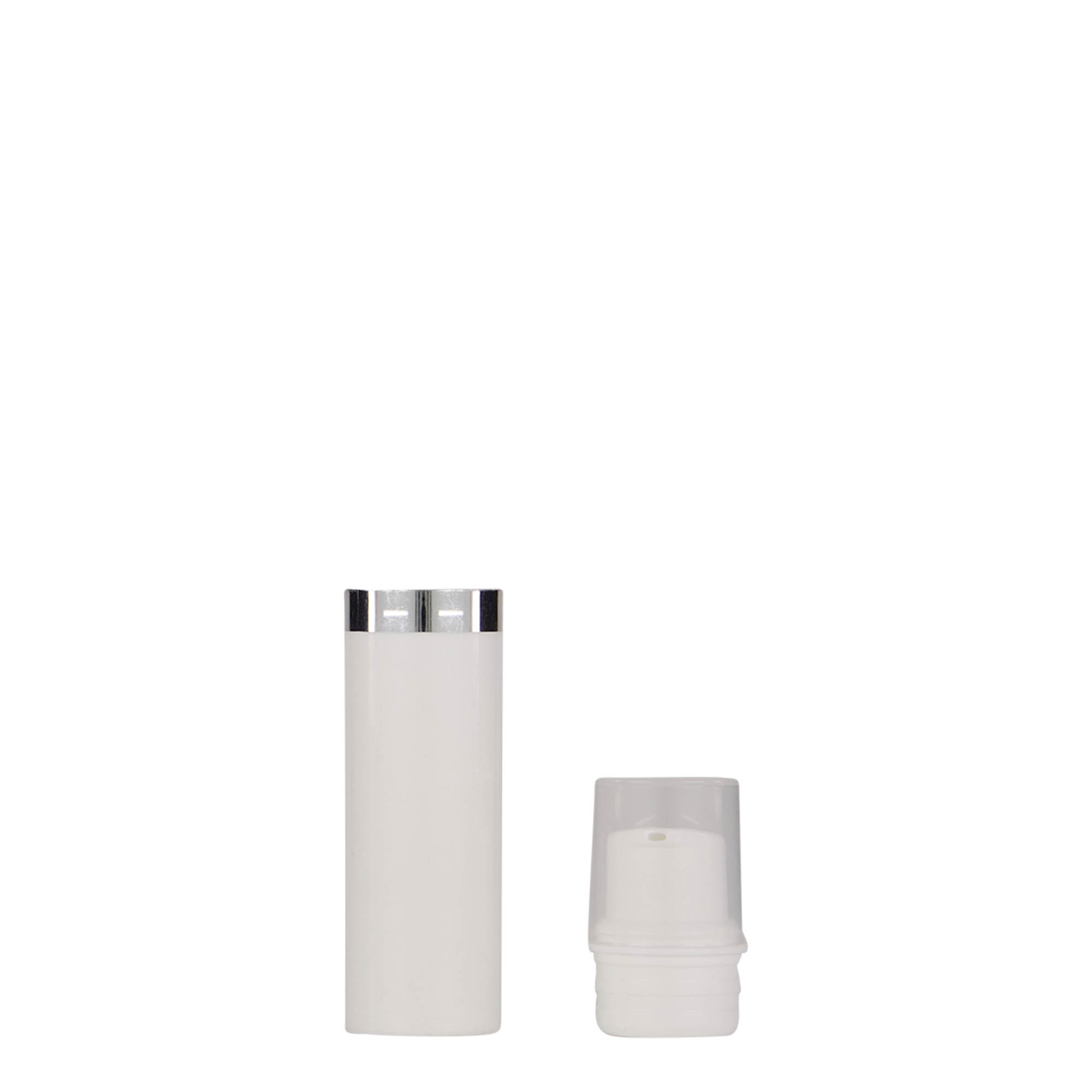 10 ml Airless-annostelija 'Nano', PP-muovi, valkoinen