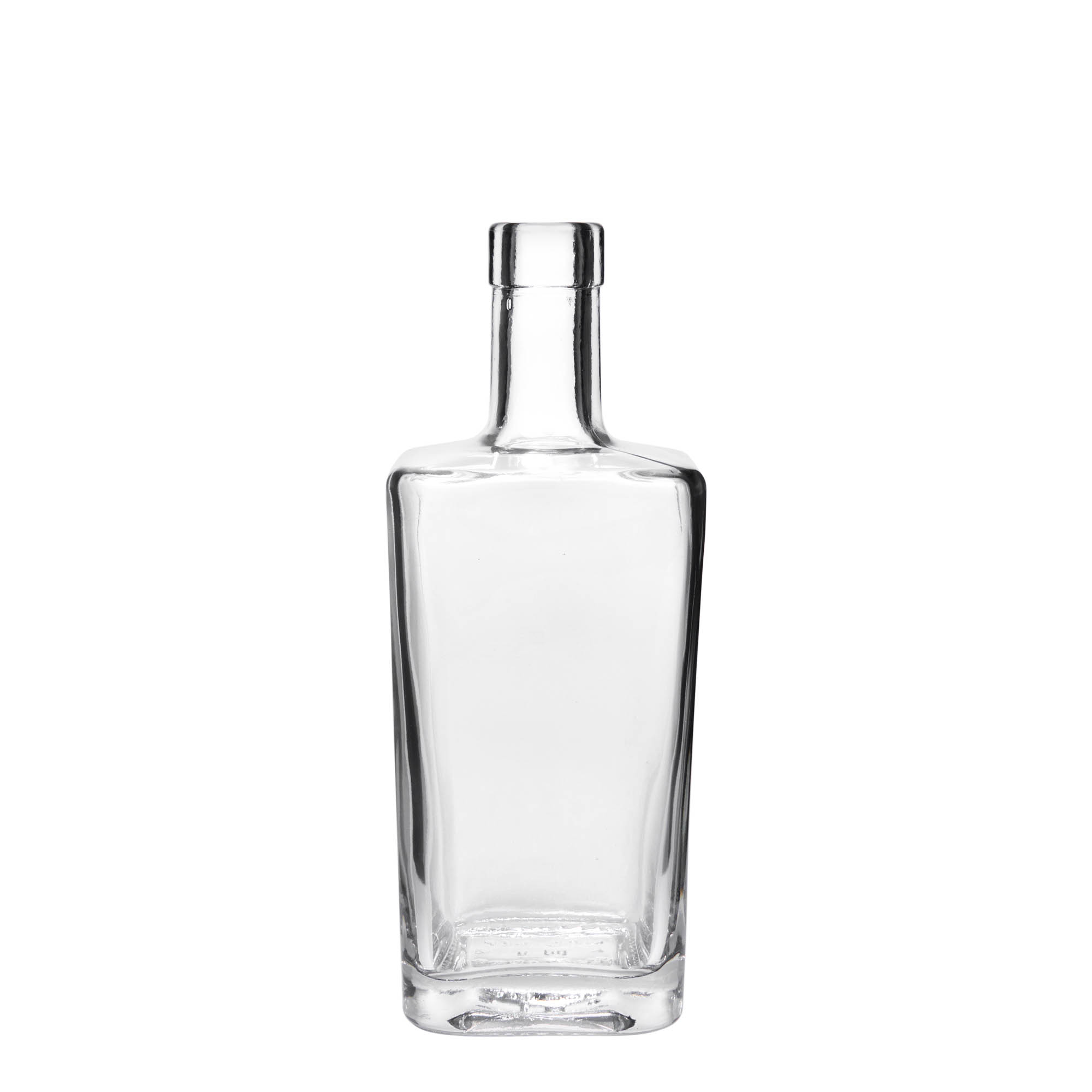 500 ml lasipullo ”Noel”, neliömäinen, suuaukko: korkki