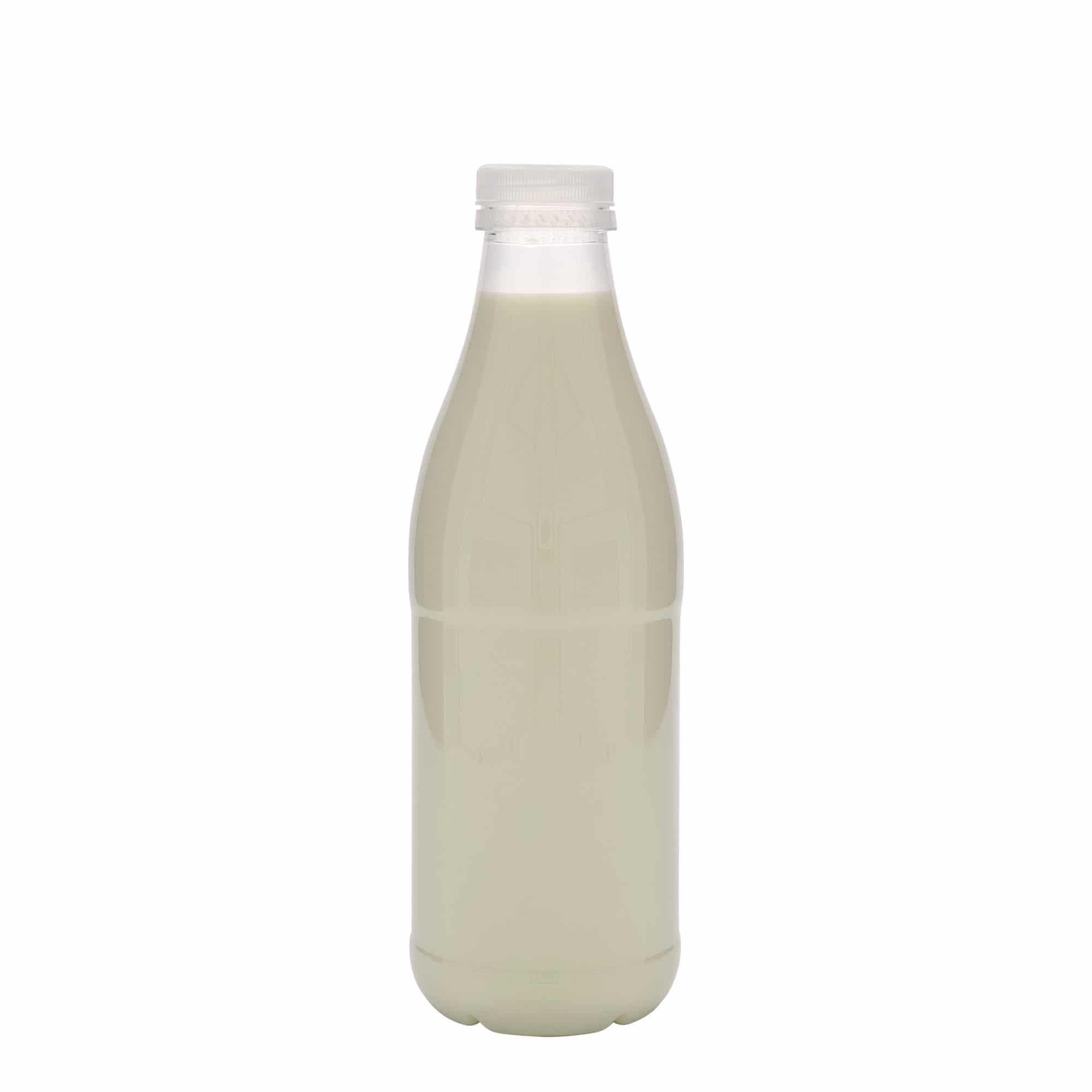 1000 ml PET-pullo 'Milk and Juice', muovi, suu: 38 mm