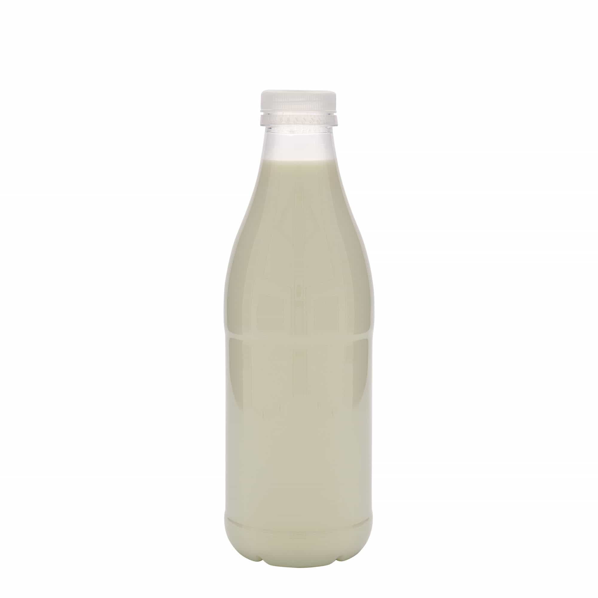 1 000 ml PET-pullo ”Maito ja mehu”, muovi, suuaukko: 38 mm