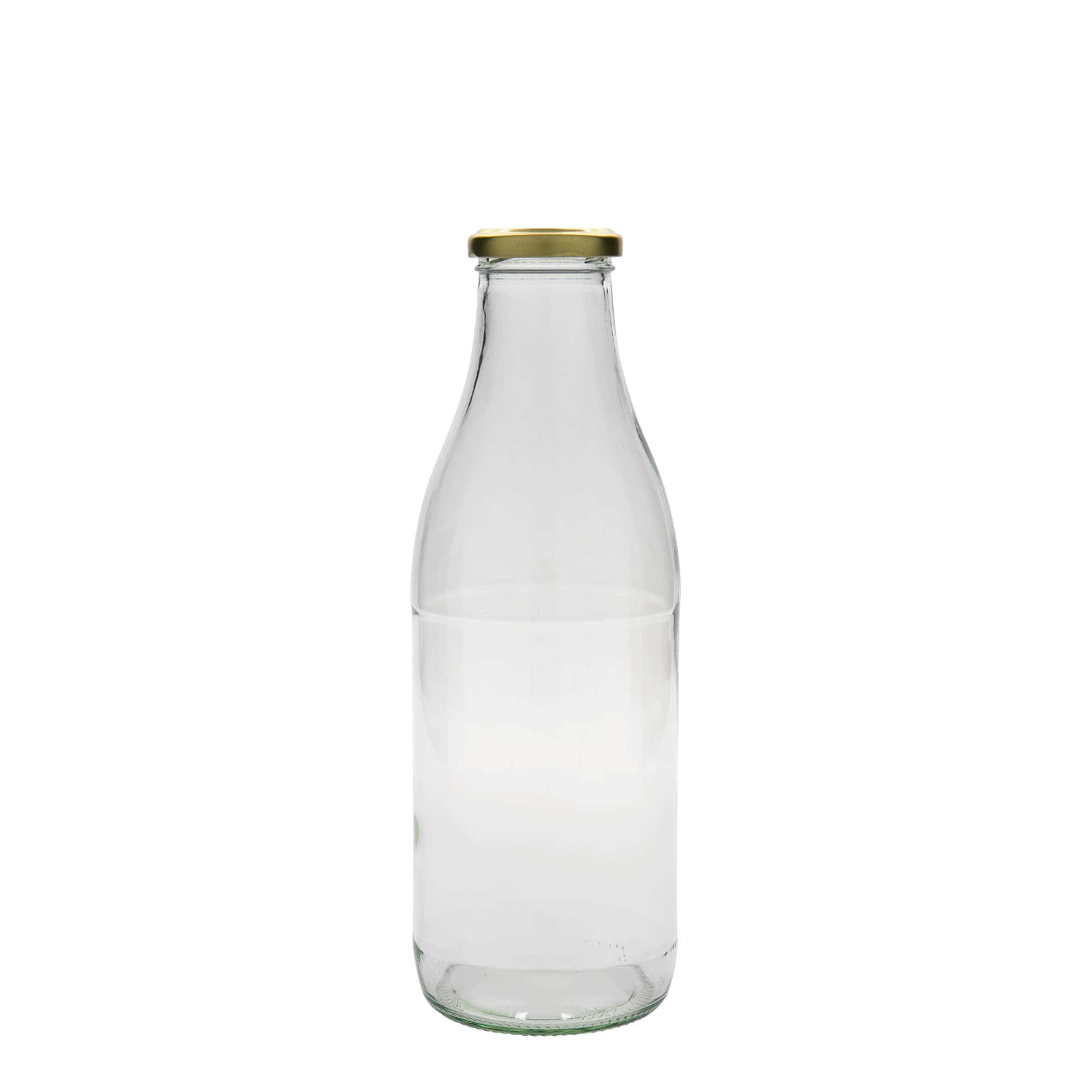 1 000 ml Lorenzo-pullo leveällä kaulalla, suuaukko: Twist-off (TO 48)