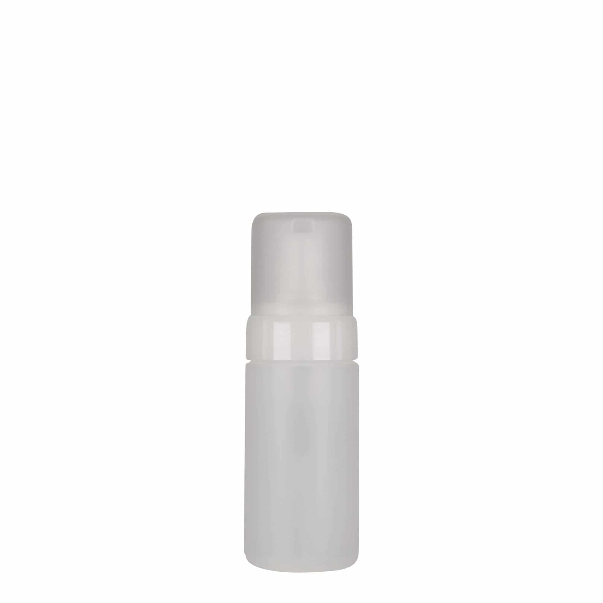 100 ml pumppupullo 'Foamer', PE-muovi, natur, suu: Kierrekorkki