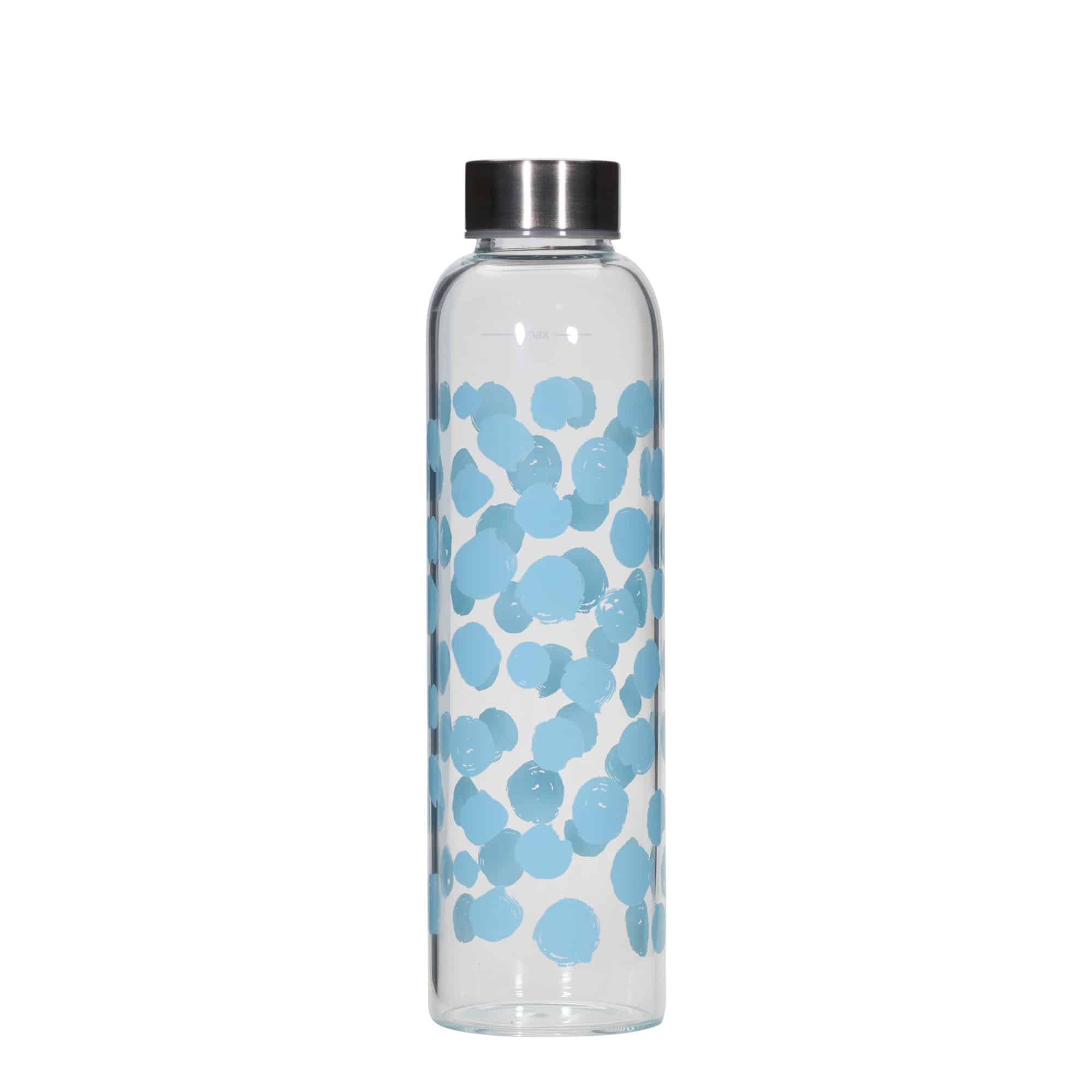 500 ml juomapullo 'Perseus', kuvio: siniset pisteet, suu: Kierrekorkki