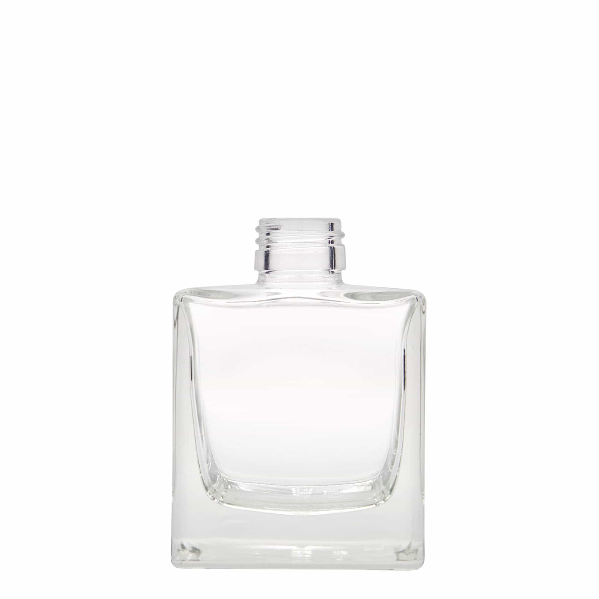 200 ml lasipullo 'Cube', neliö, suu: PP 28 200 ml lasipullo 'Cube', neliö, suu: PP 28