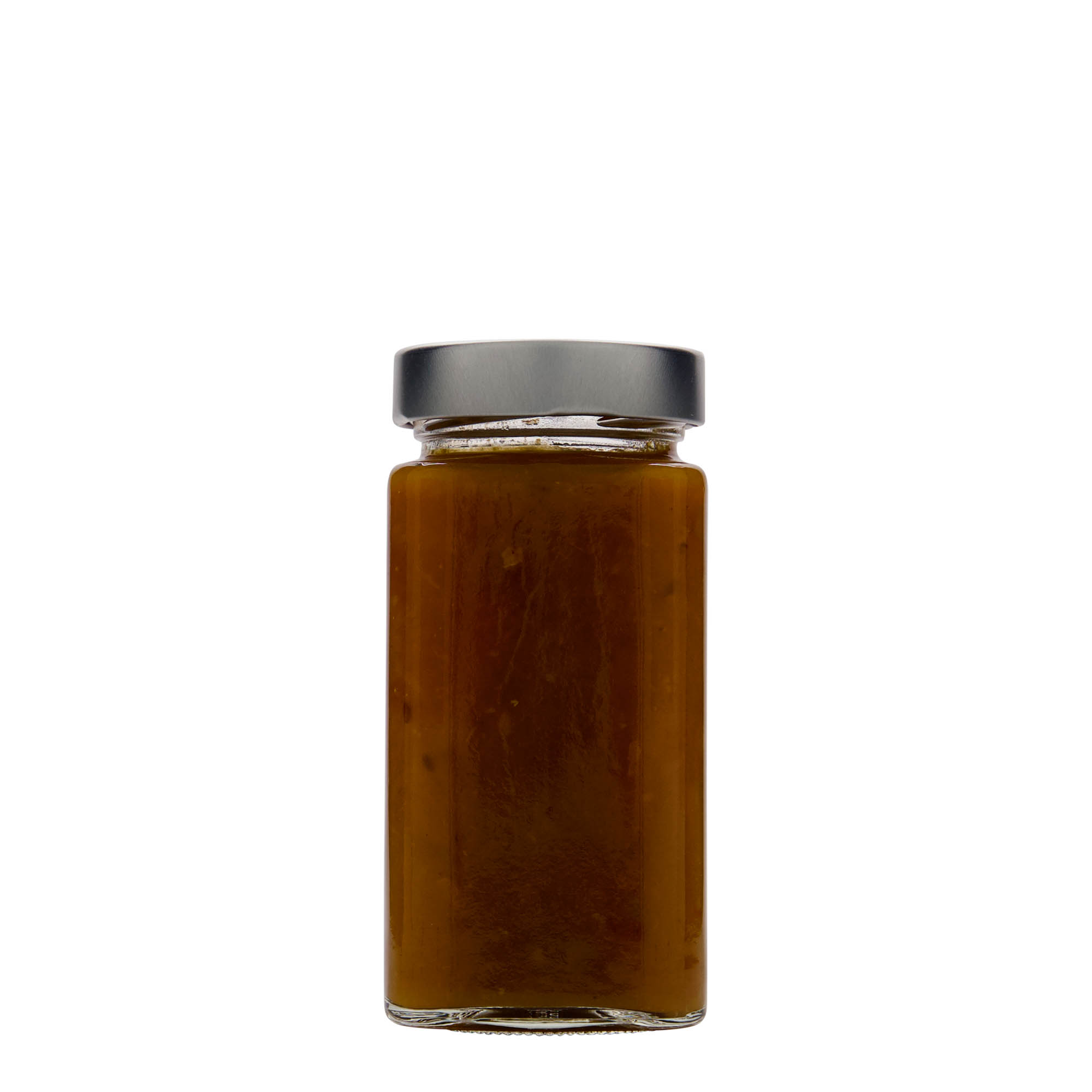 314 ml nelikulmainen lasi 'Funny', suuaukko: Deep-Twist-Off (DTO 58)