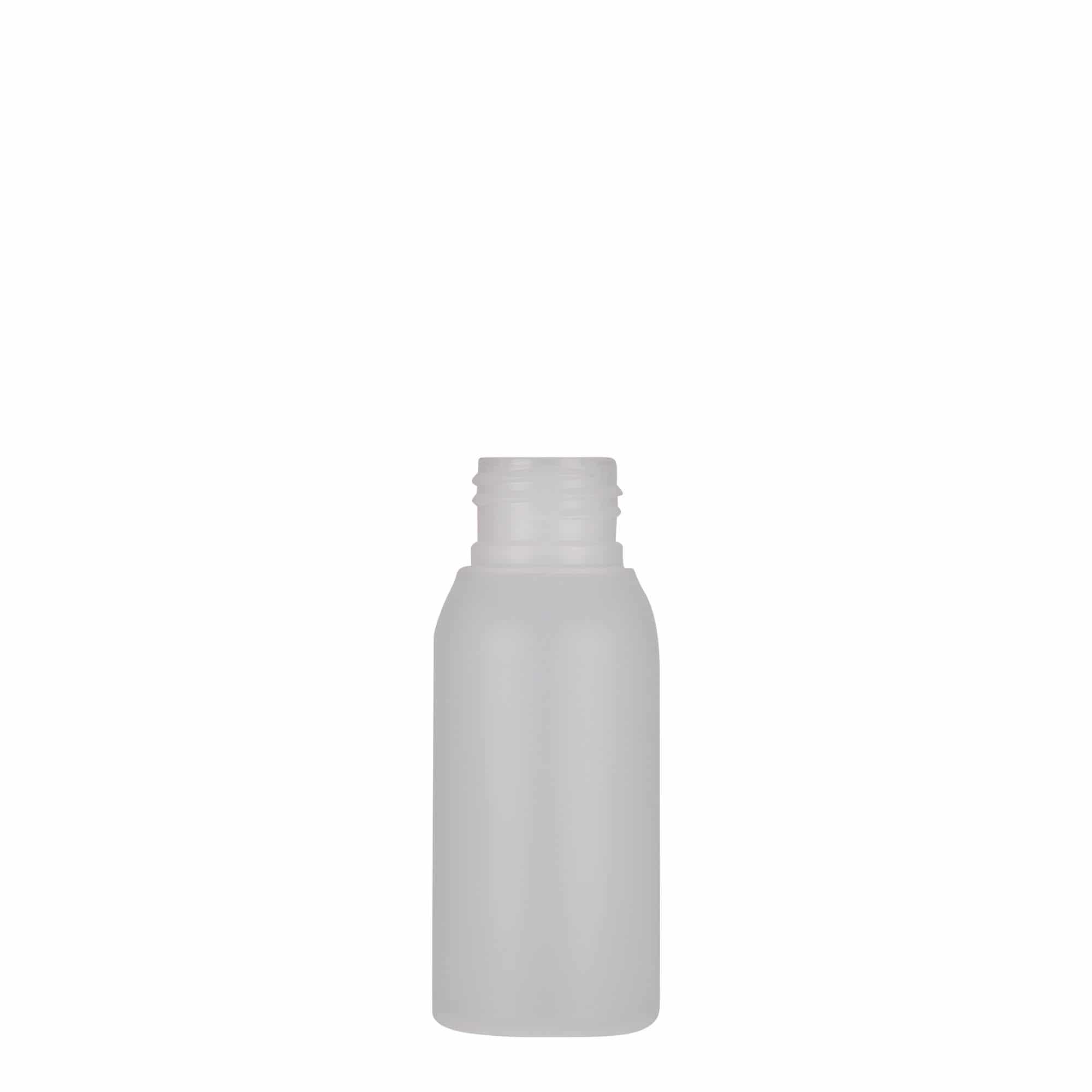 50 ml muovipullo 'Tuffy', HDPE, natur, suu: 24/410