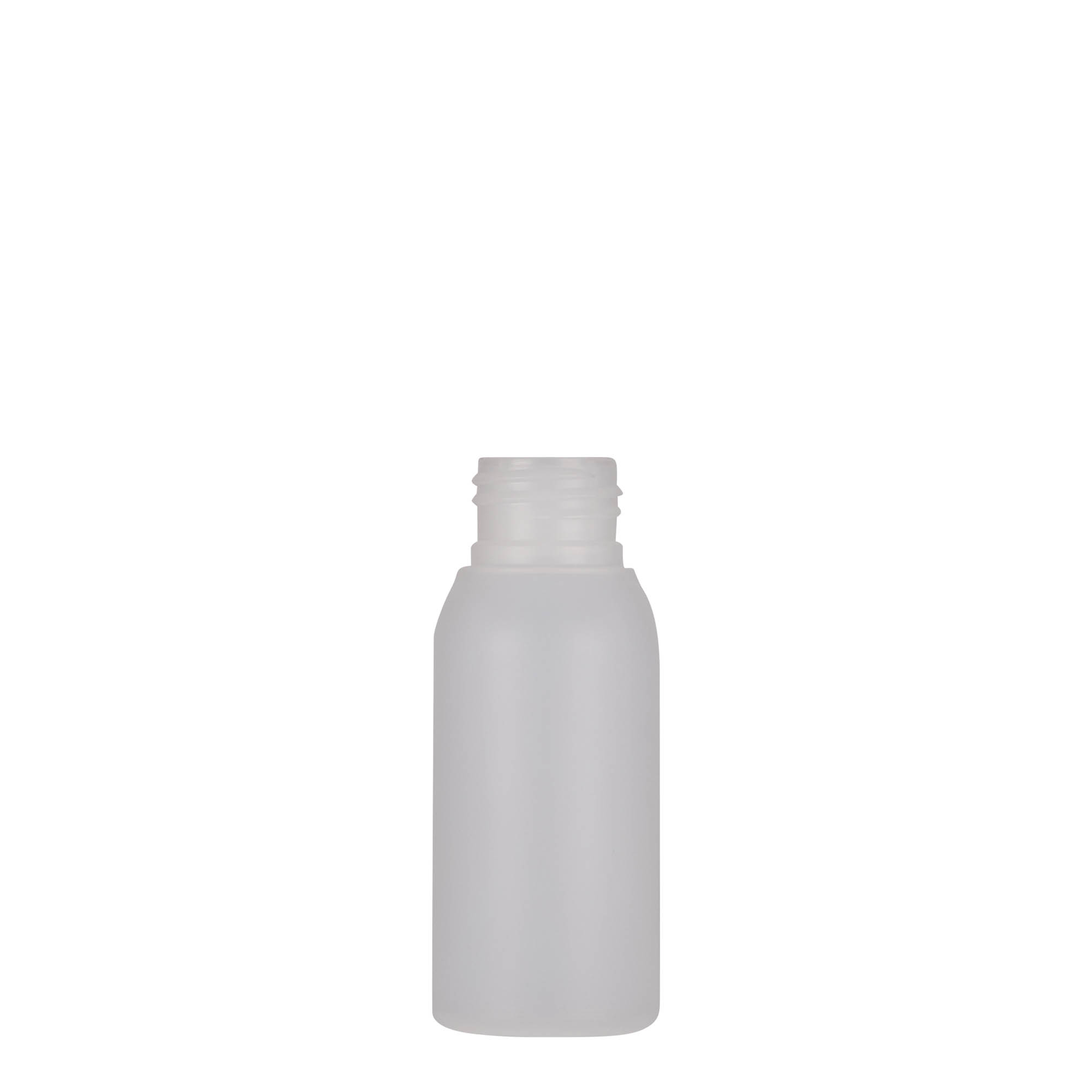 50 ml muovipullo 'Tuffy', HDPE, luonnonväri, suuaukko: 24/410