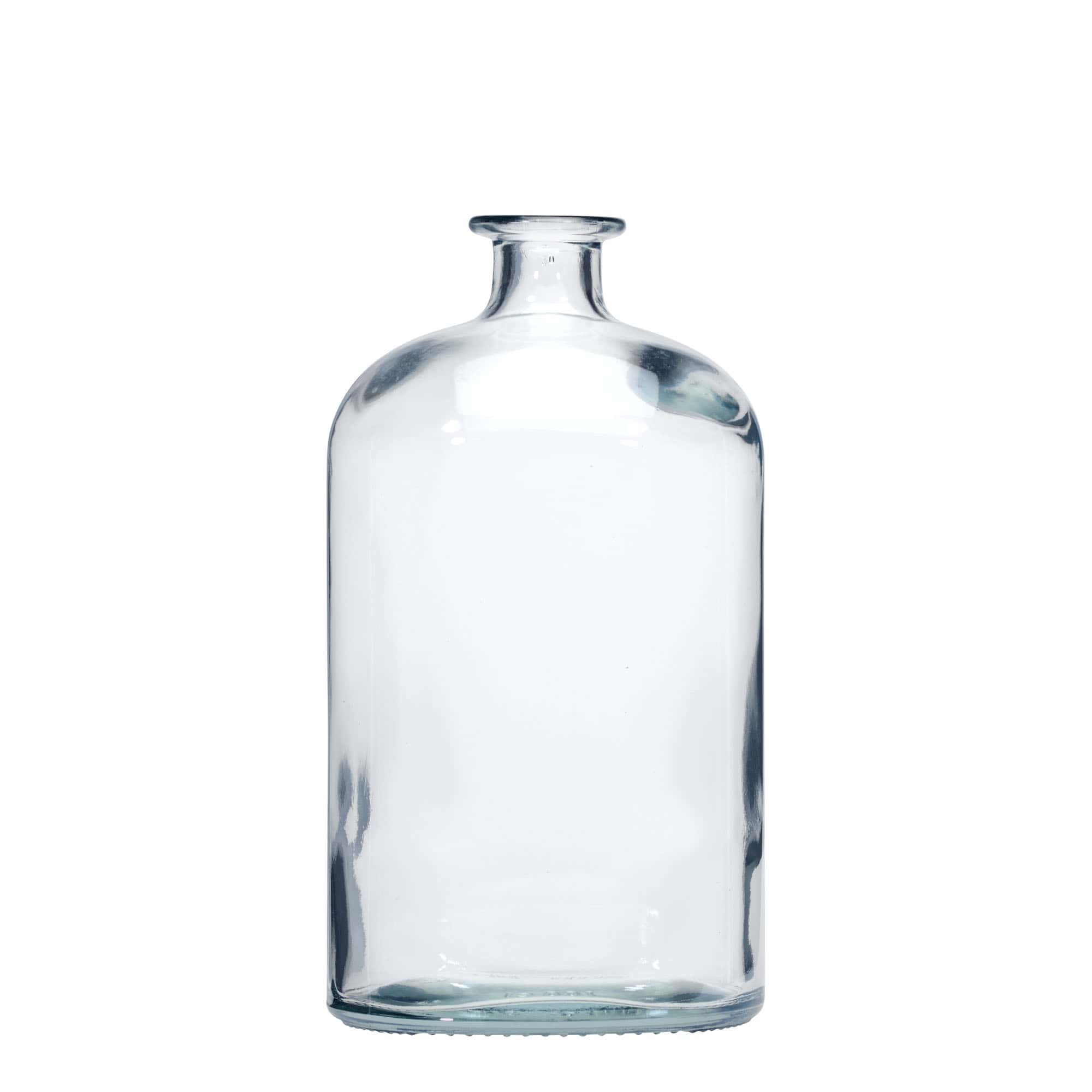 1000 ml lasipullo 'Dundee', soikea, suu: korkki