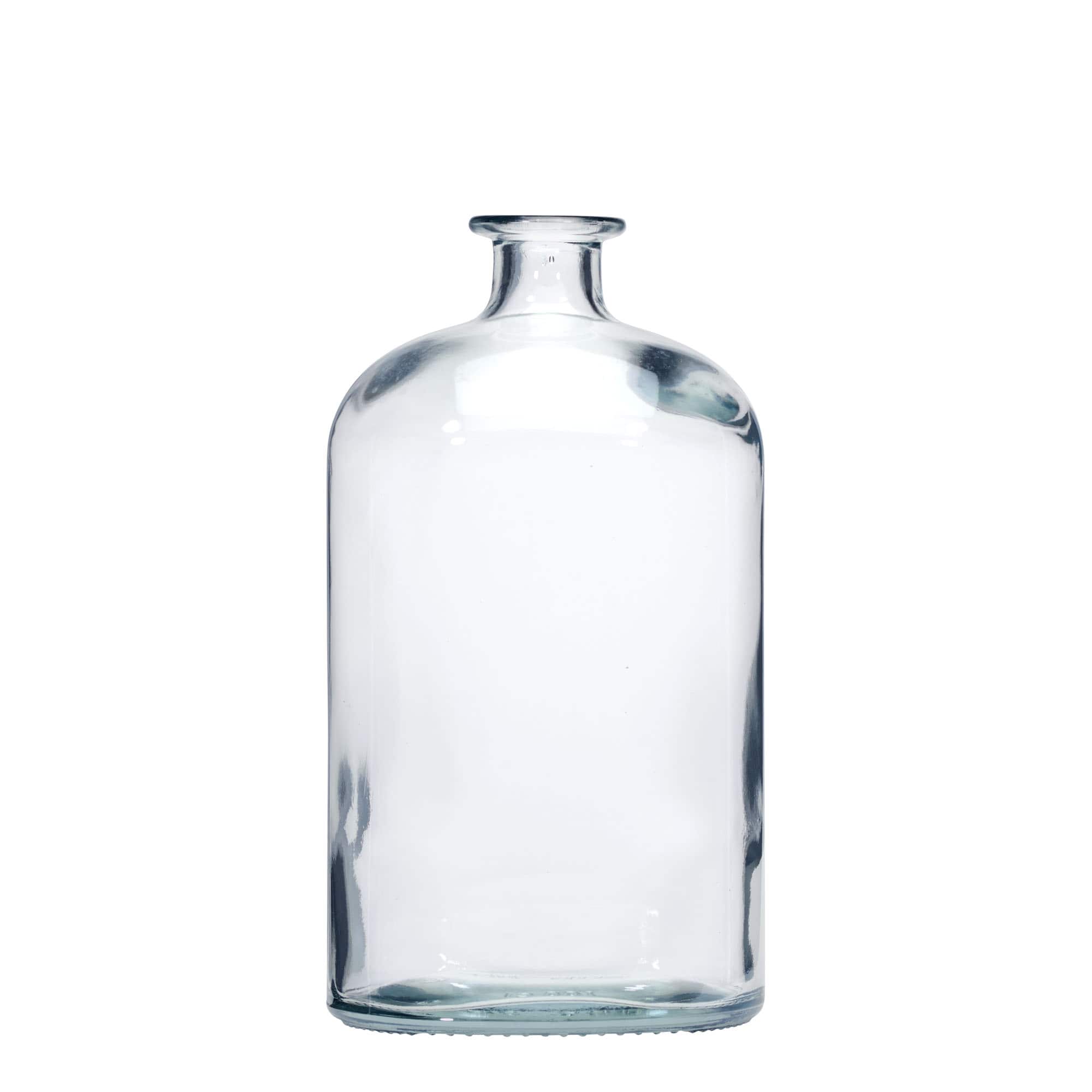 1 000 ml lasipullo 'Dundee', ovaali, suuaukko: korkki