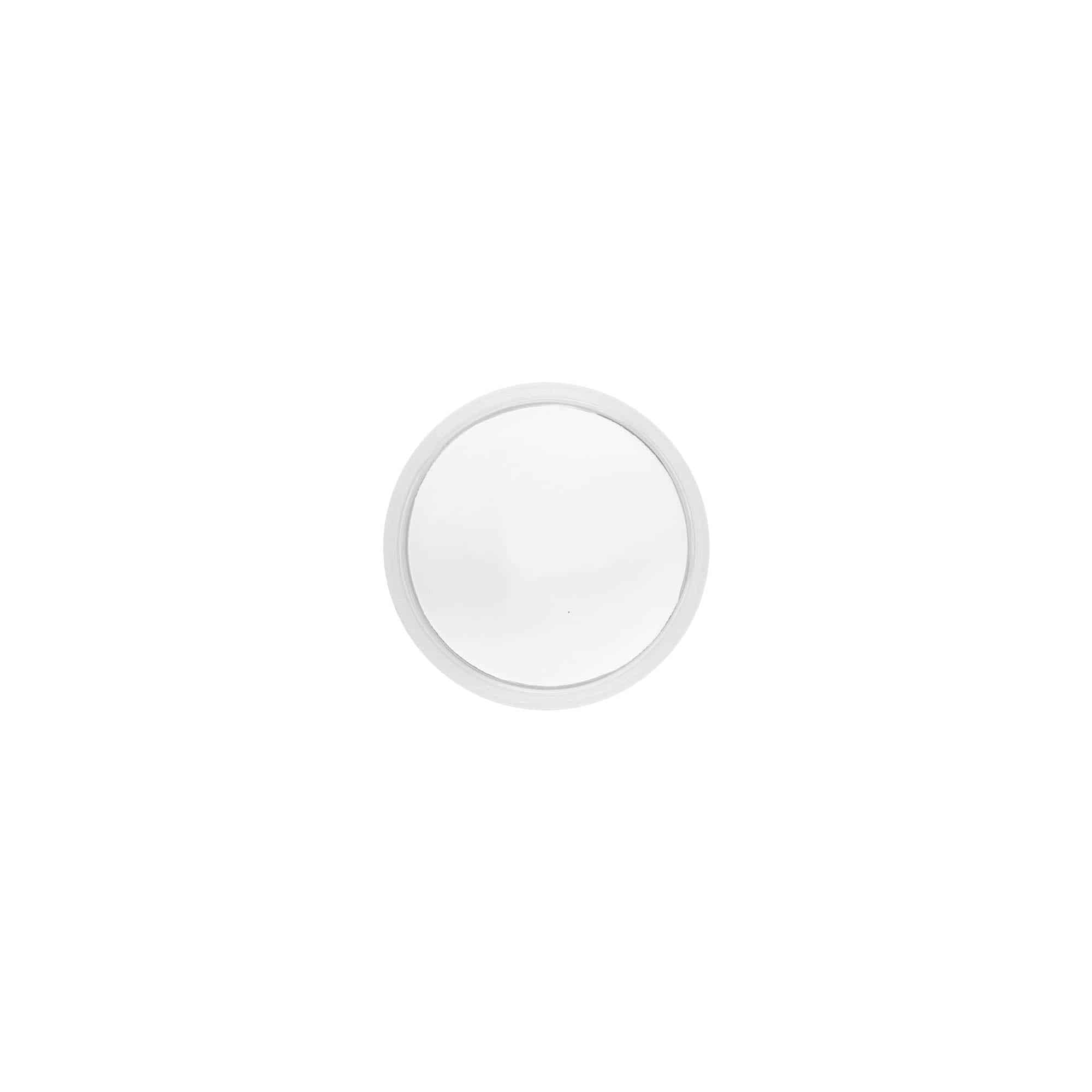 Kierrekorkki 'Clear/Platin Edition', PP-muovi, valk., suu: 40/2P