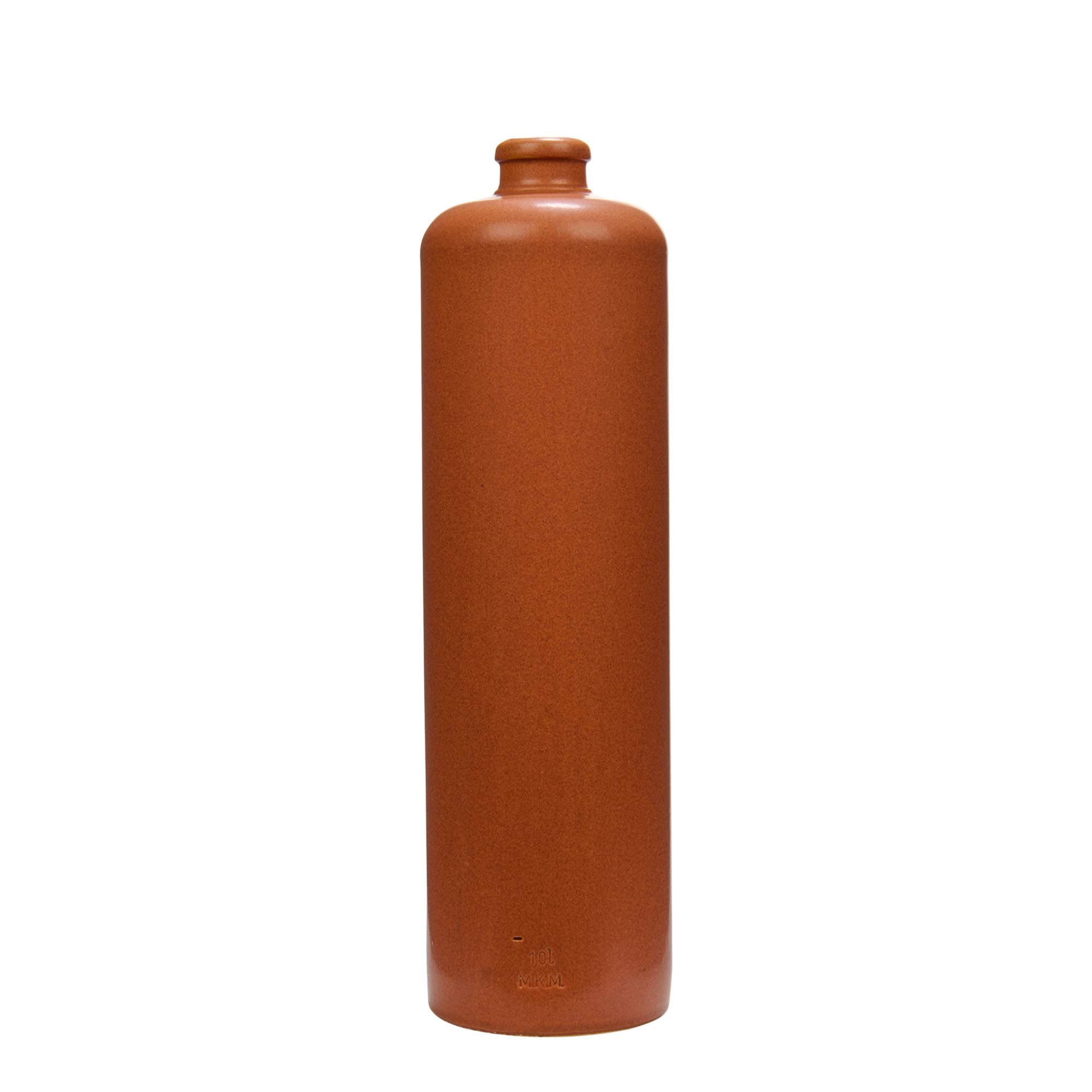 1 000 ml saviruukku, kivisavi, punaruskea, suuaukko: korkki