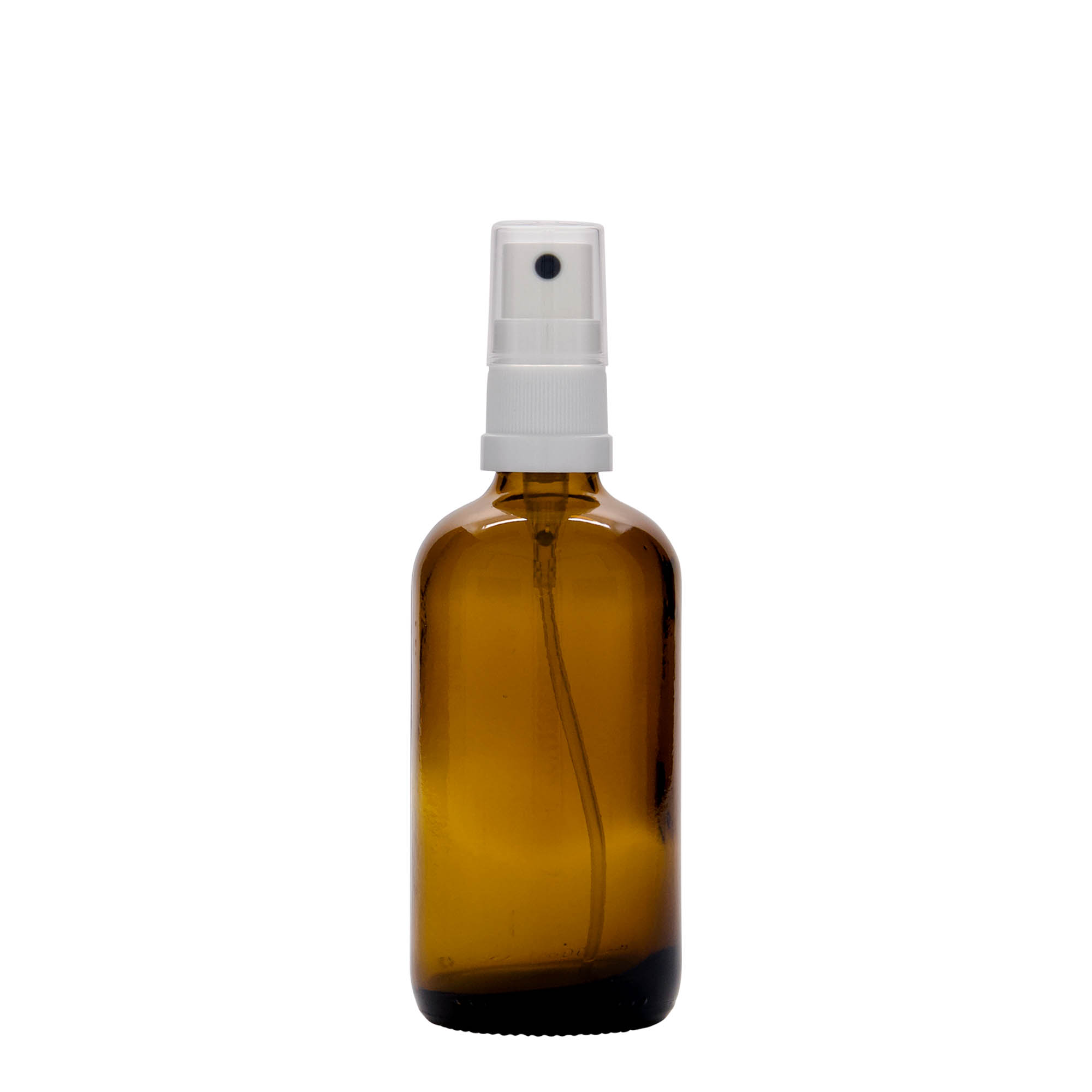 100 ml suihkepullo lääke, lasia, ruskea, suuaukko: DIN 18