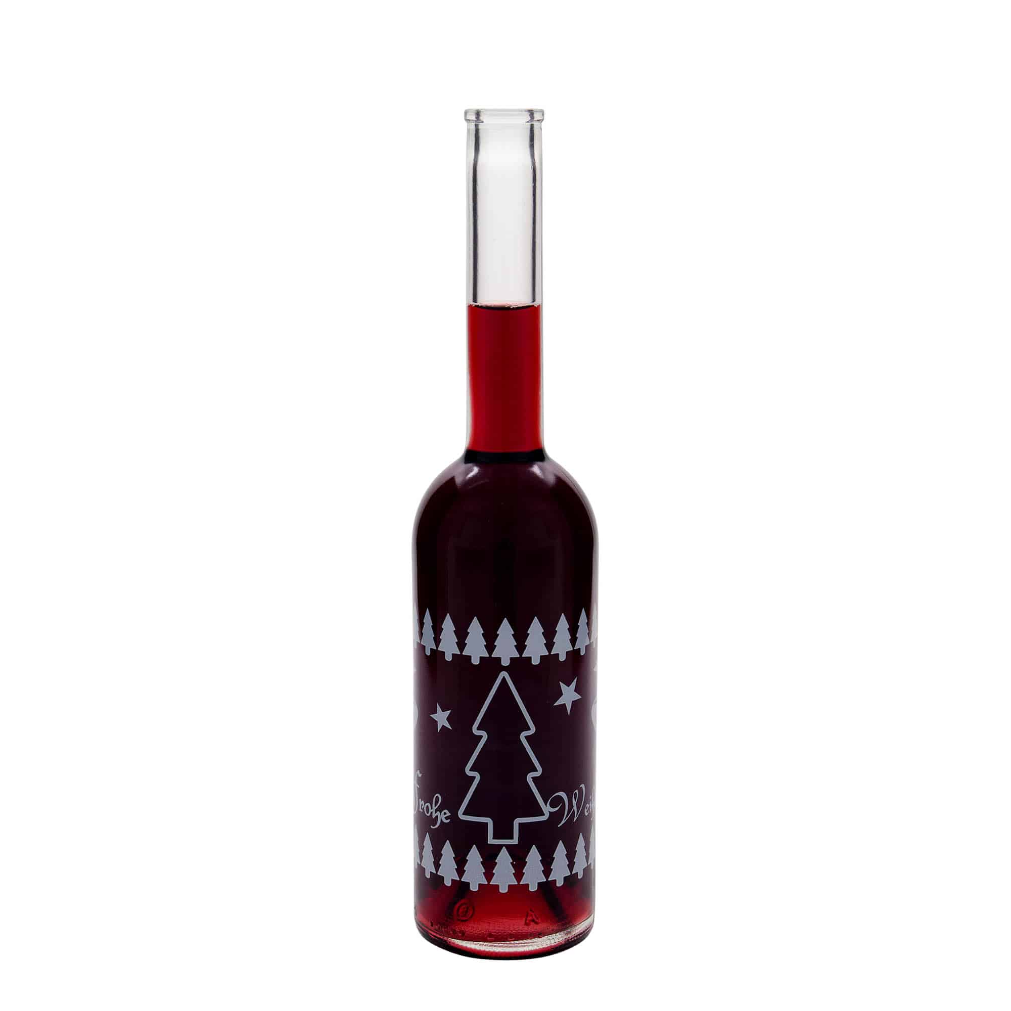 500 ml lasipullo ”Opera”, aihe: Klassinen joulu, suuaukko: korkki