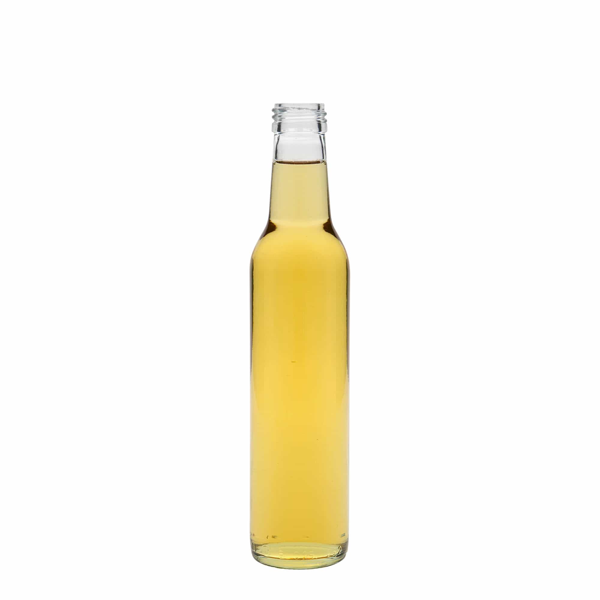 250 ml lasipullo 'Cilindrica', suuaukko: PP 28