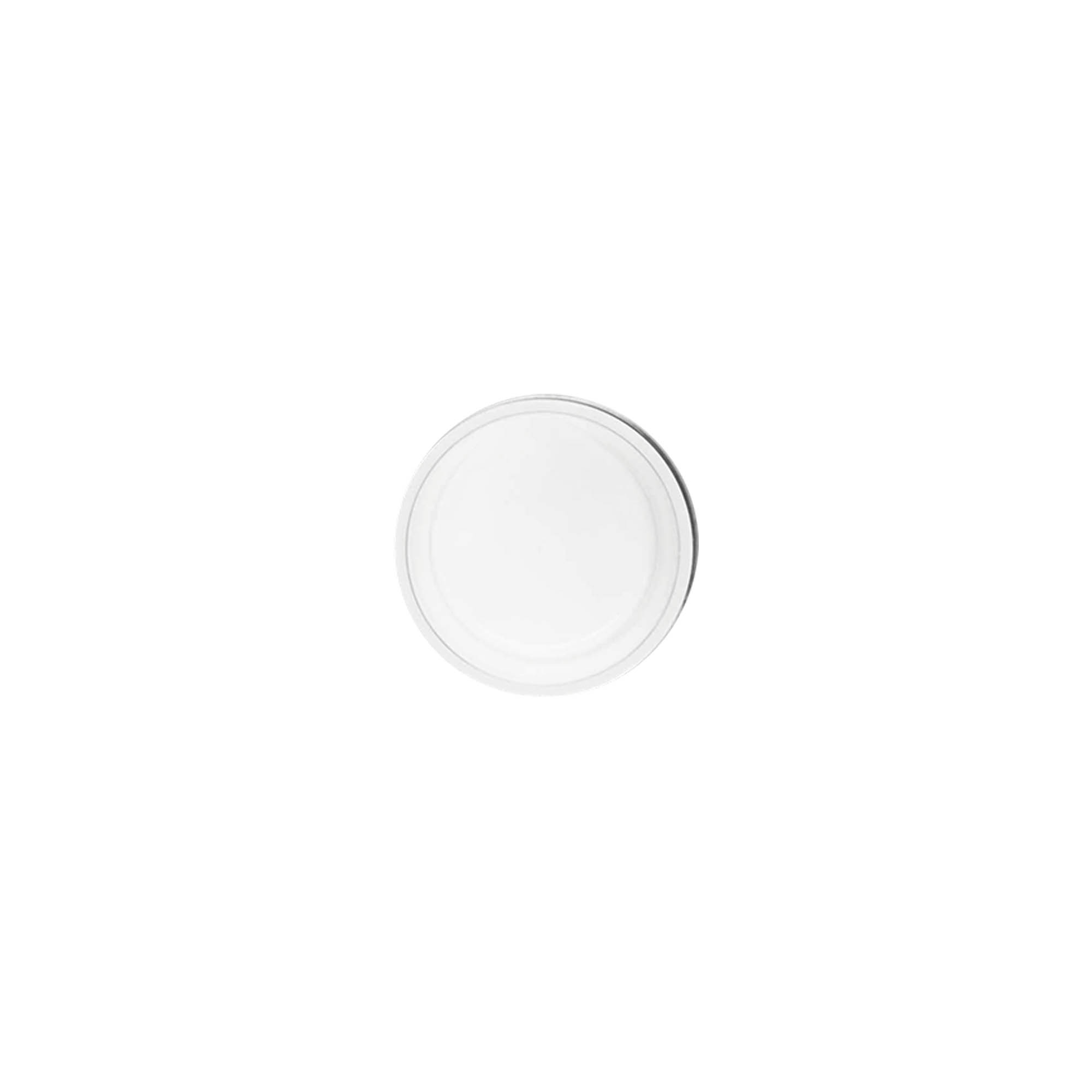 Airless-annostelupumppukoppa 'Nano', PP-muovi, valkoinen Airless-annostelupumppukoppa 'Nano', PP-muovi, valkoinen