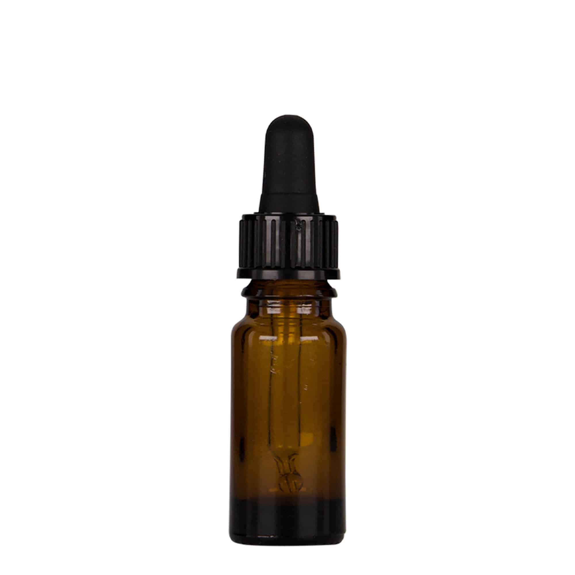 10 ml pipettipullo lääke, lasi, mustanruskea, suu: DIN 18 10 ml pipettipullo lääke, lasi, mustanruskea, suu: DIN 18