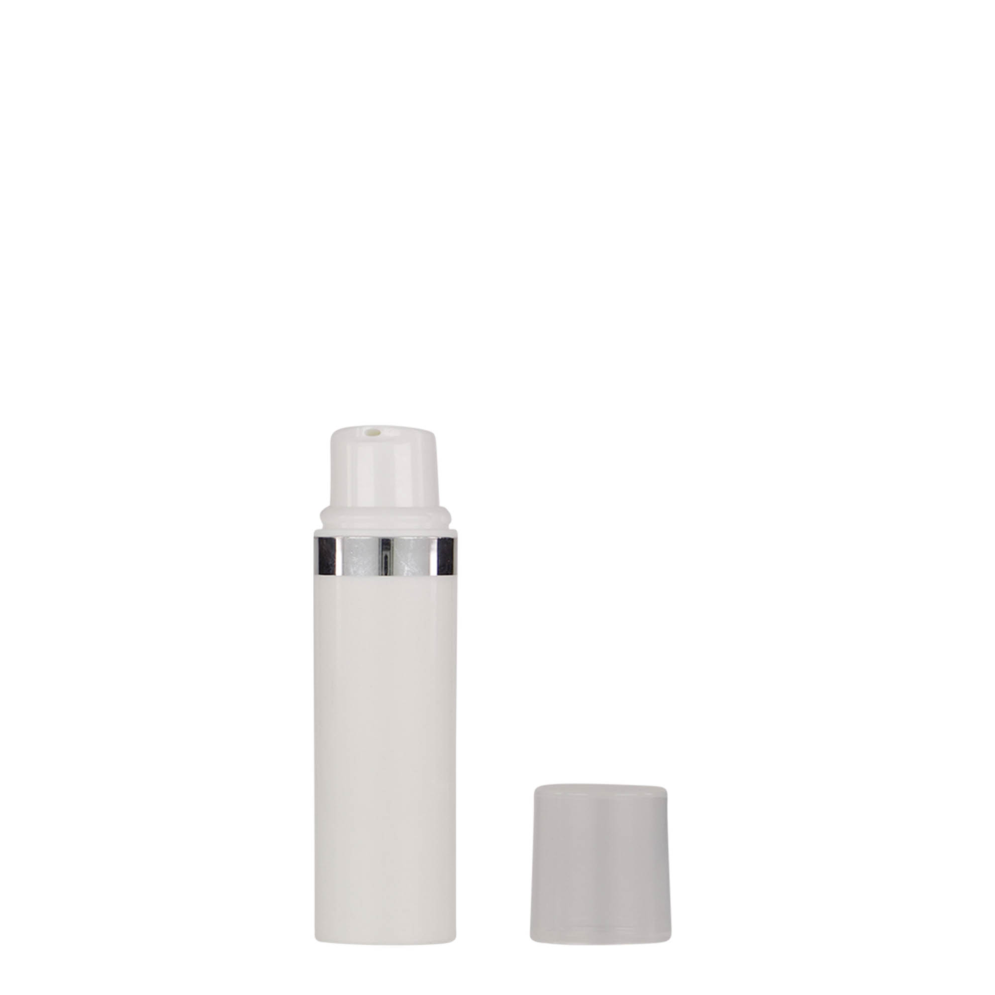 10 ml Airless-annostelija 'Nano', PP-muovi, valkoinen 10 ml Airless-annostelija 'Nano', PP-muovi, valkoinen