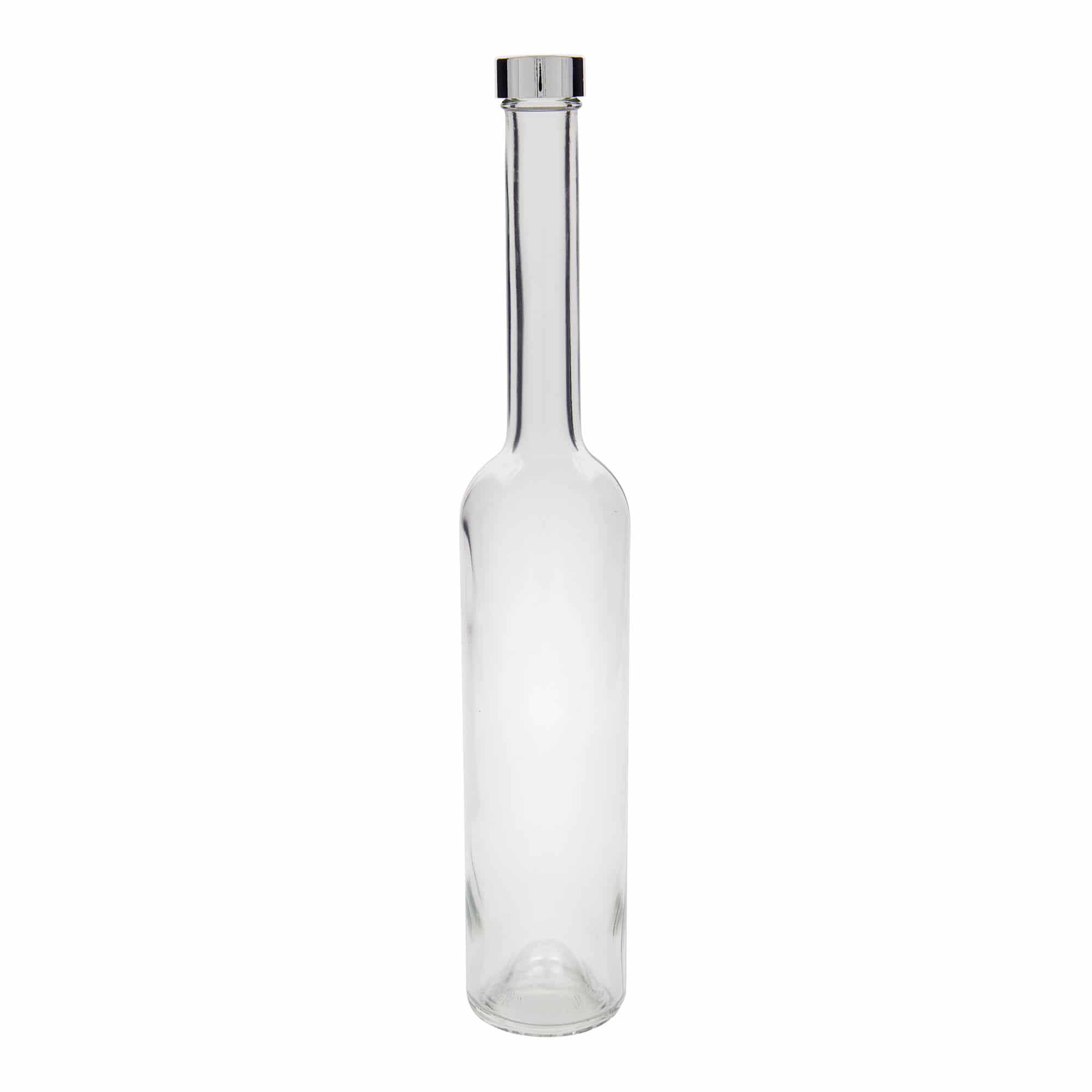 500 ml lasipullo 'Platina', suu: GPI 28