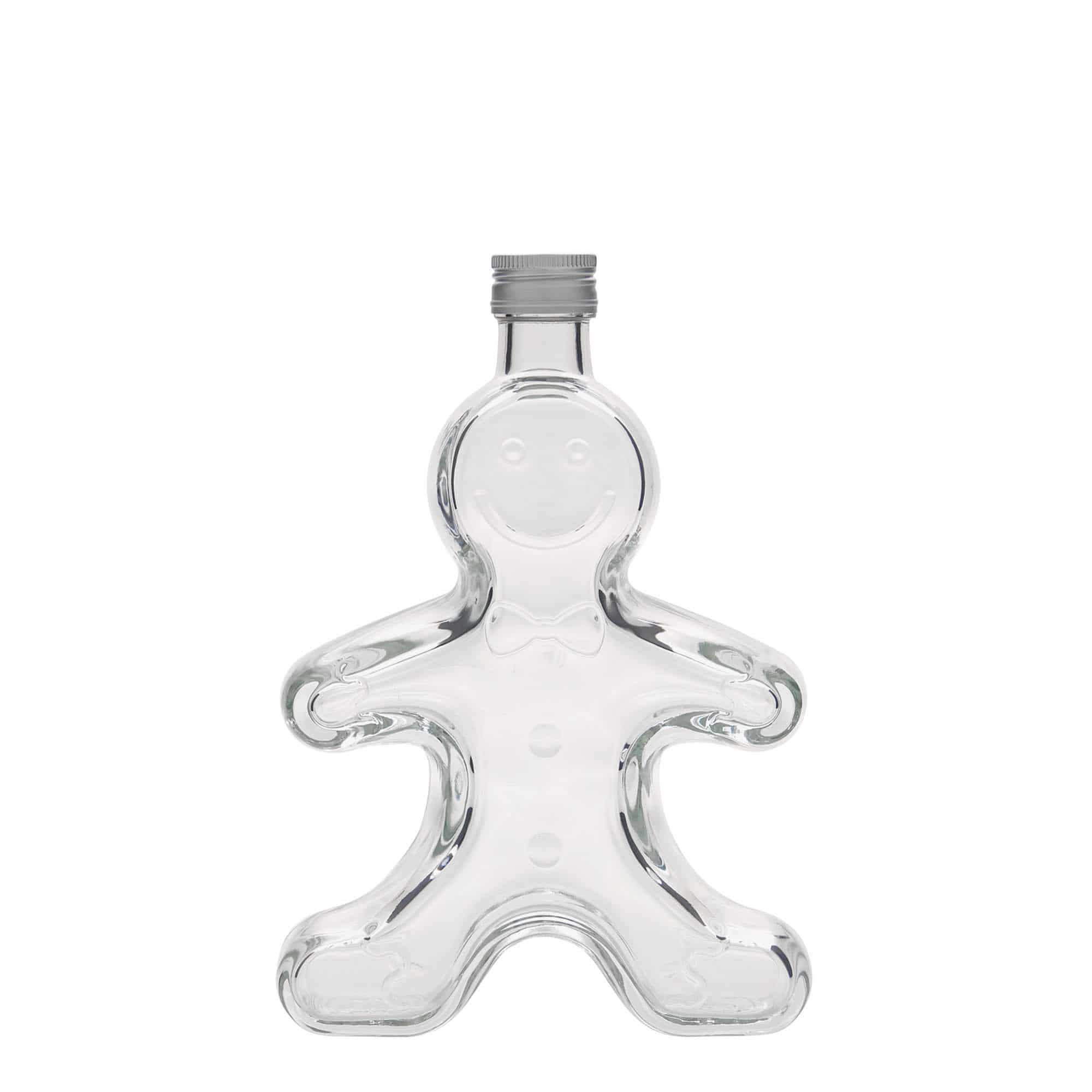 250 ml lasipullo 'Piparkakku-ukko', suu: PP 24