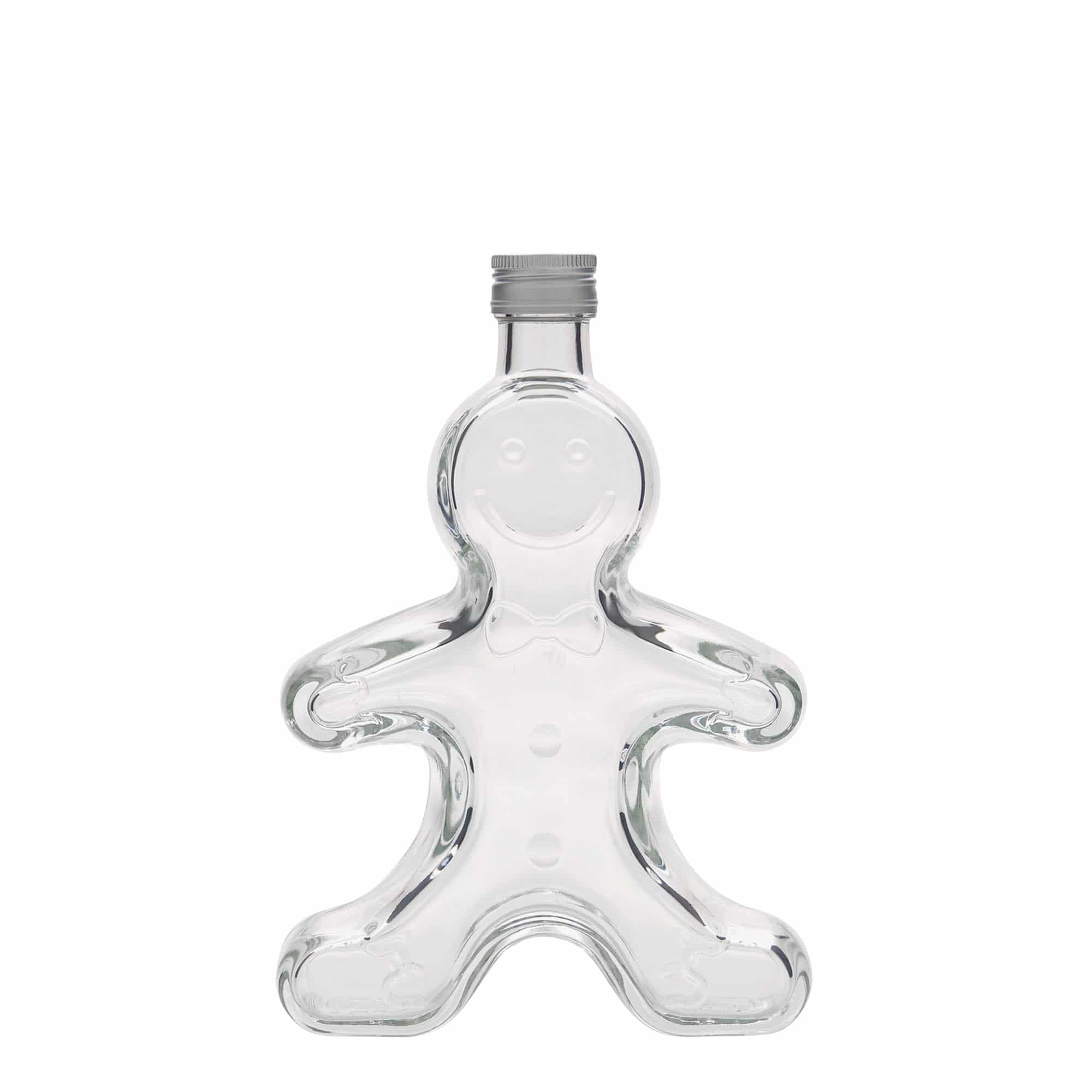 250 ml lasipullo 'Lebkuchenmann', suuaukko: PP 24