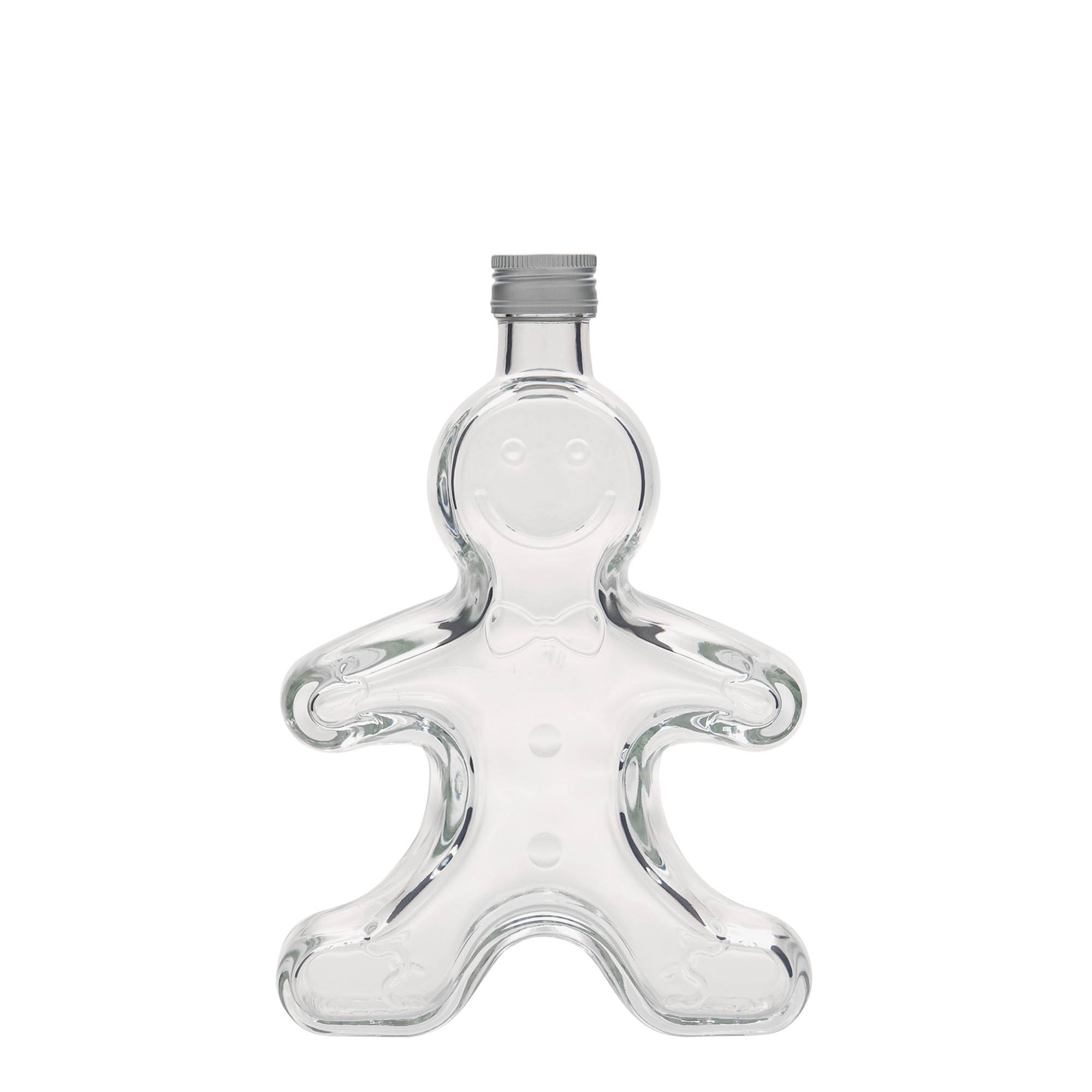 250 ml lasipullo ”Piparkakkuukko”, suuaukko: PP 24