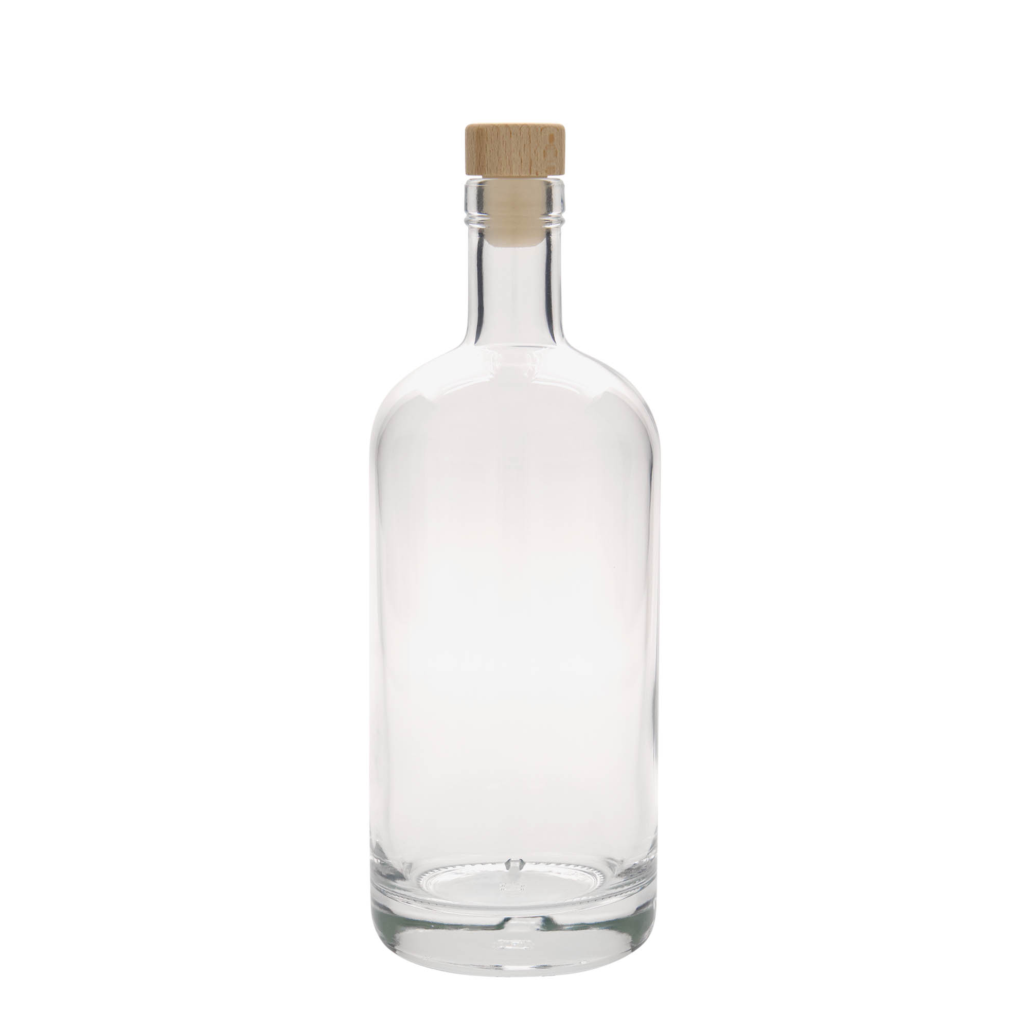 700 ml lasipullo 'Linea Uno', suuaukko: korkki