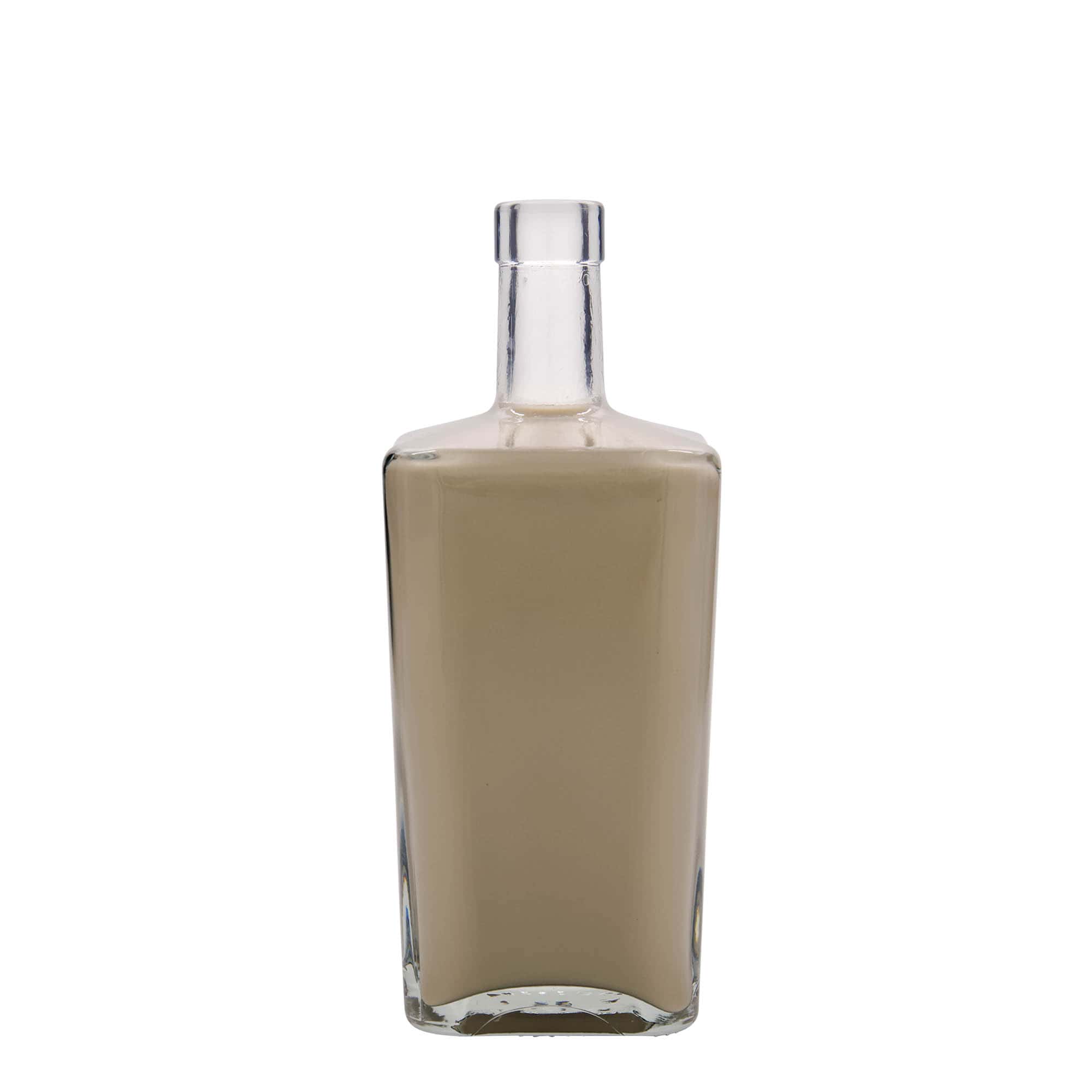 700 ml lasipullo 'Noel', neliömäinen, suuaukko: korkki