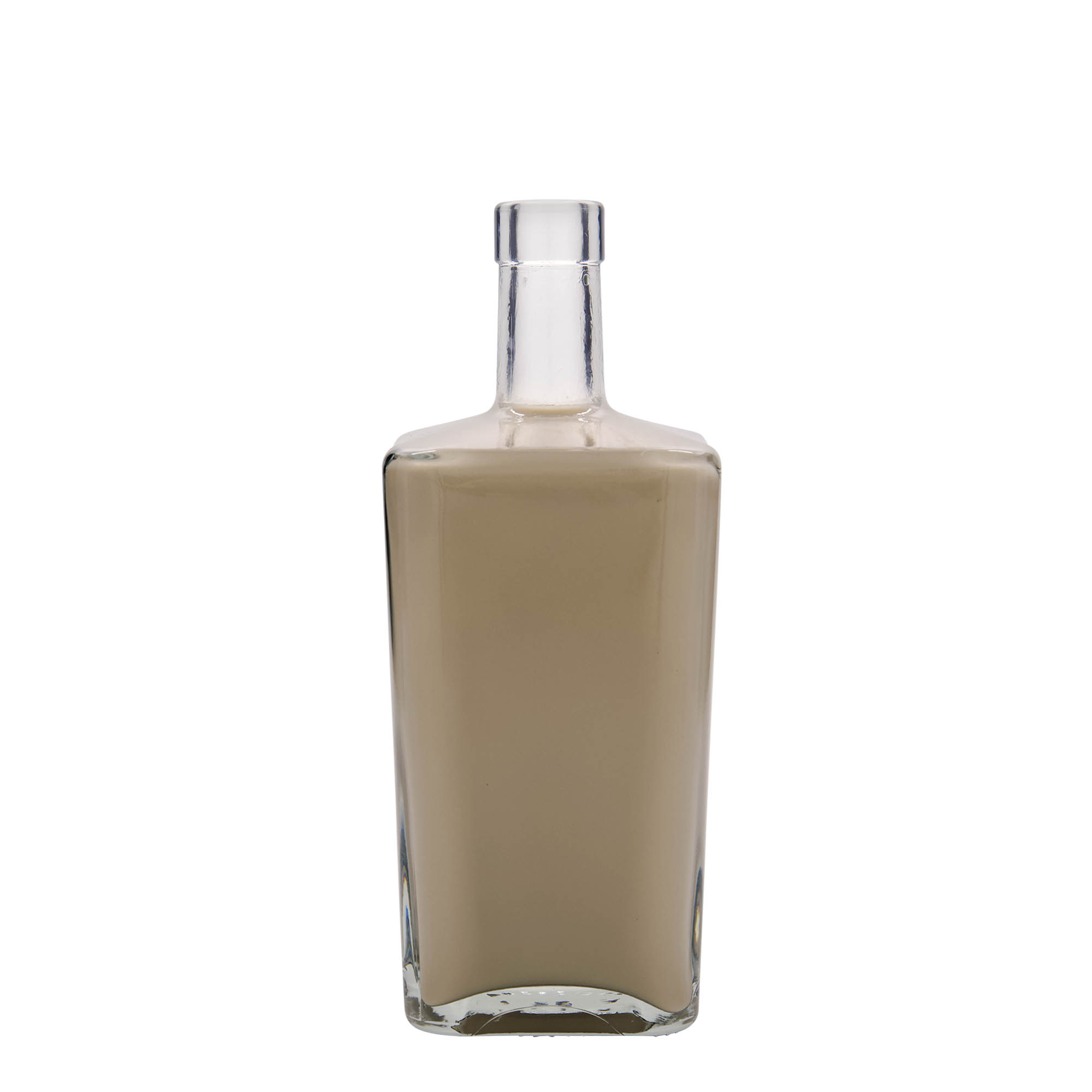 700 ml lasipullo 'Noel', neliömäinen, suuaukko: korkki