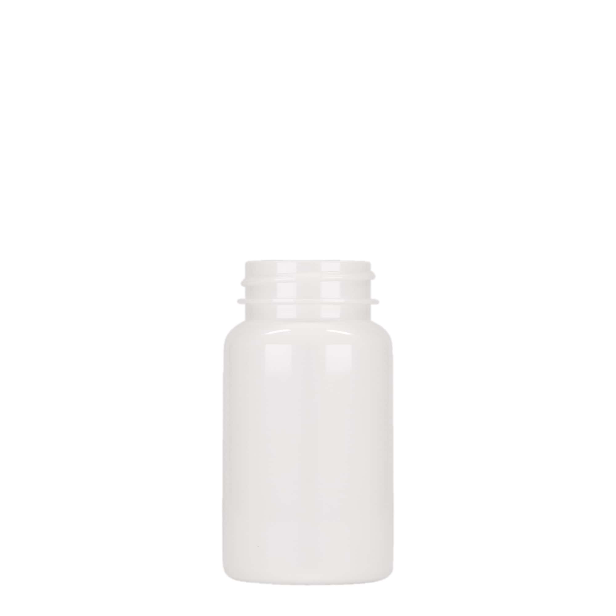 100 ml PET-pakkaus, muovia, valkoinen, suuaukko: 38/400