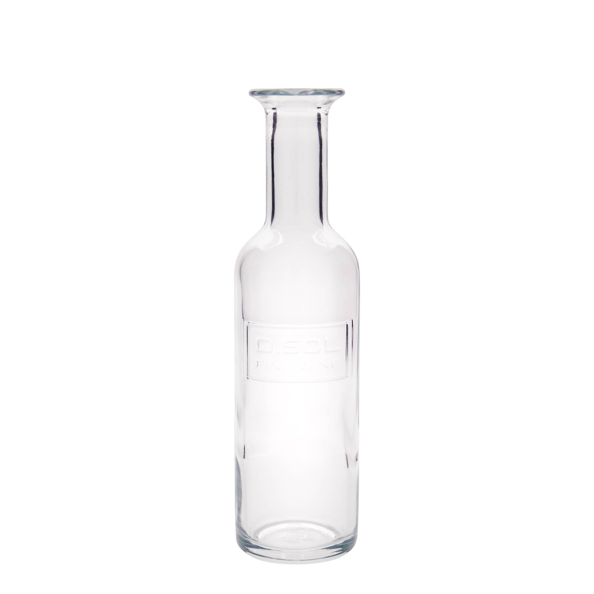500 ml lasipullo ”Optima Fine Wine”, suuaukko: korkki