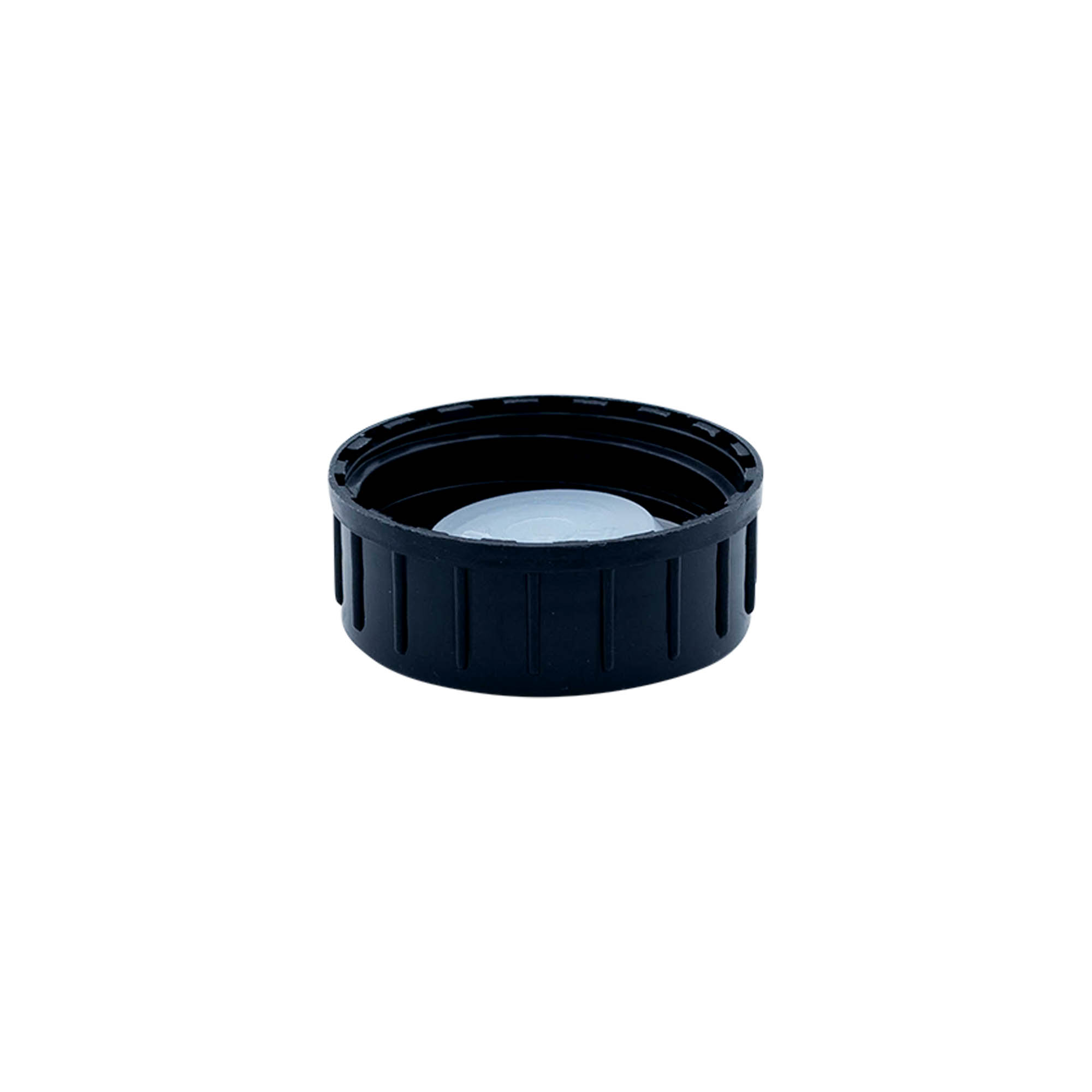 Ruuvikorkki, PP-muovi, musta, suuaukolle: DIN 32