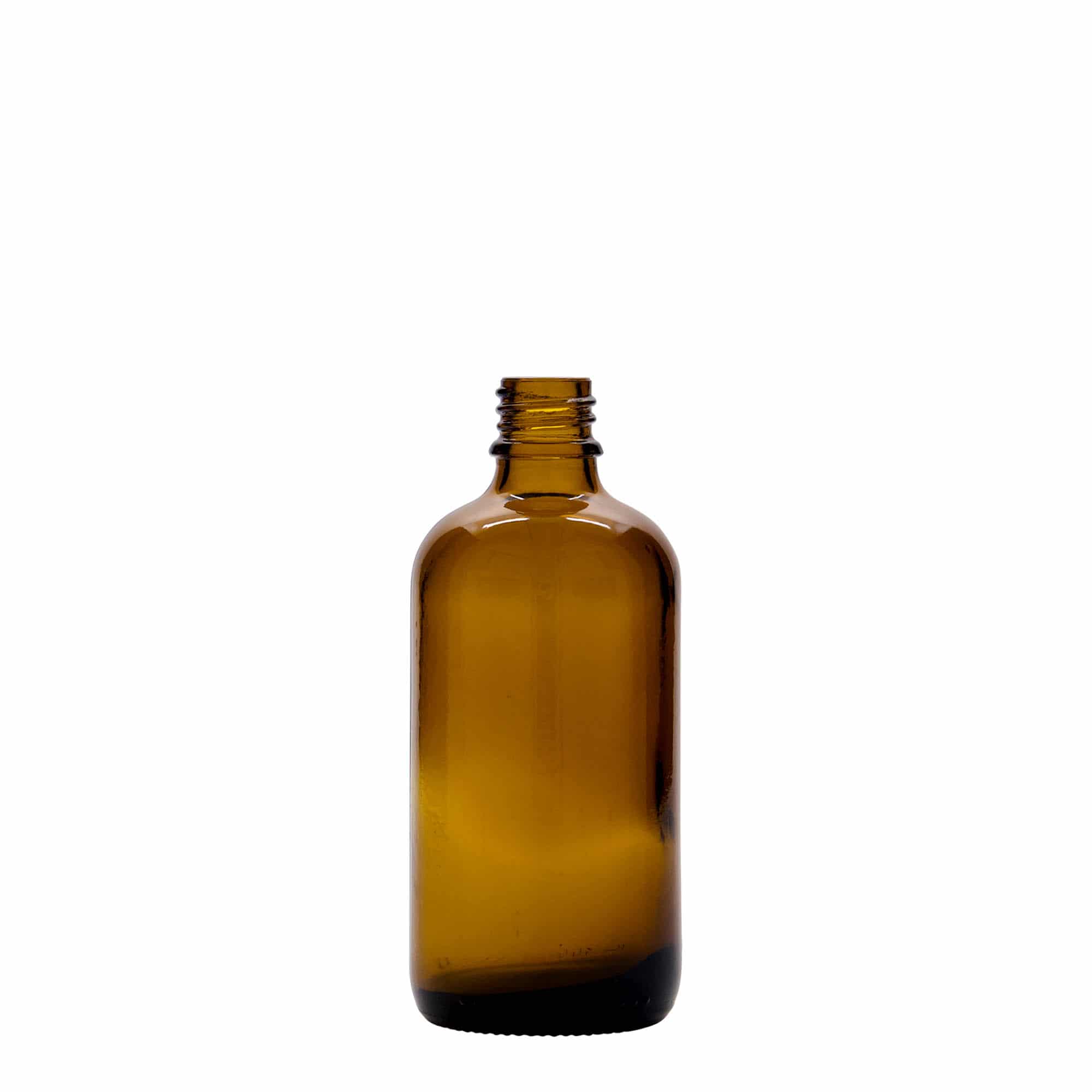 100 ml spray-pullo lääke, lasi, ruskea, suu: DIN 18