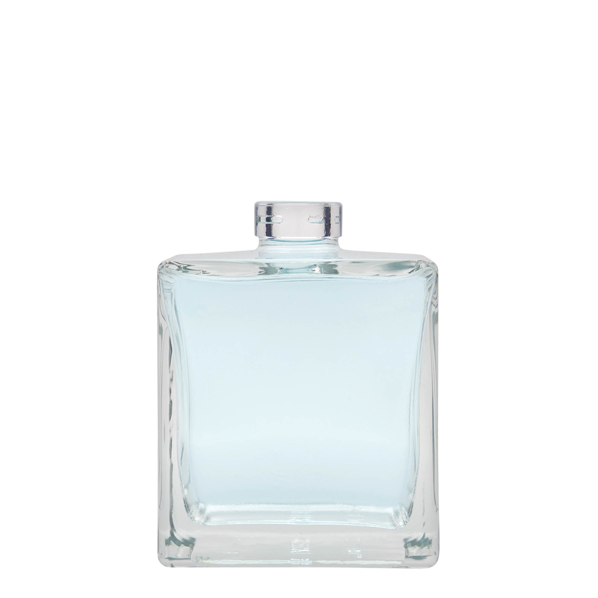 500 ml lasipullo 'Cube', neliömäinen, suuaukko: korkki