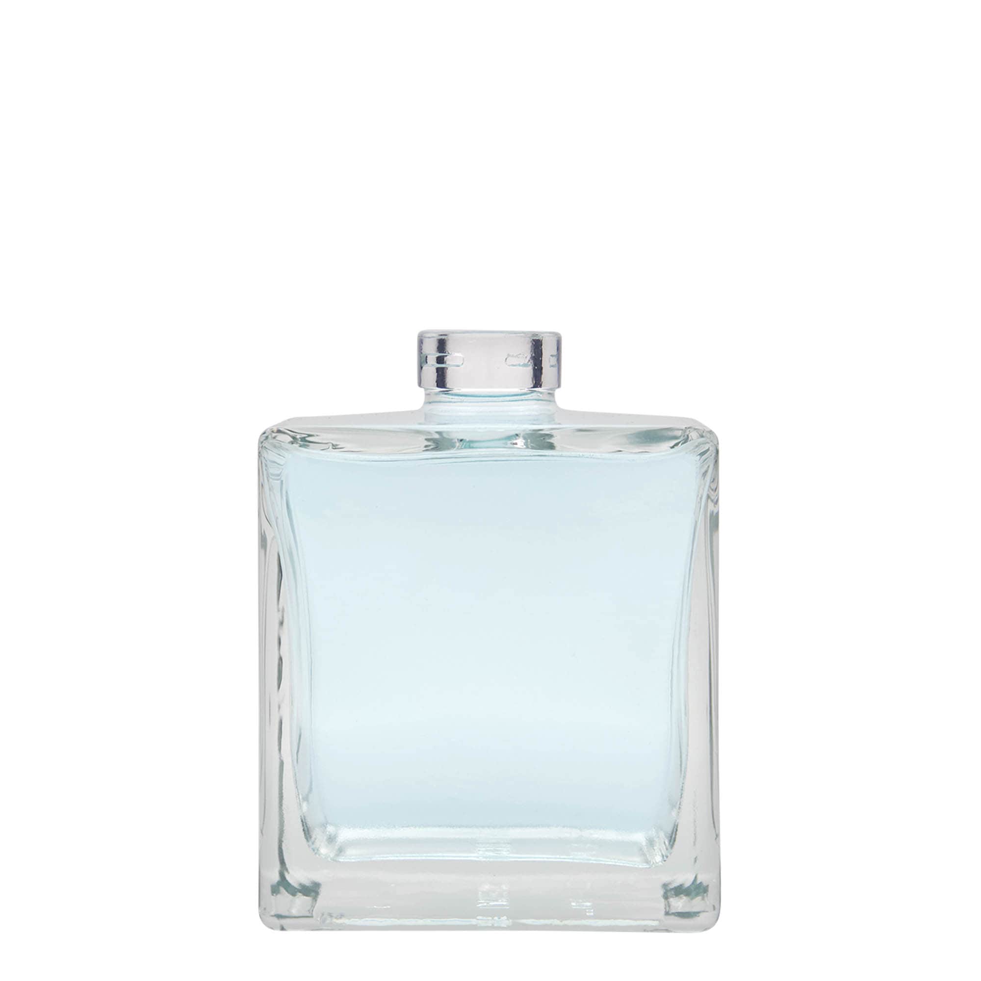 500 ml lasipullo 'Cube', neliömäinen, suuaukko: korkki