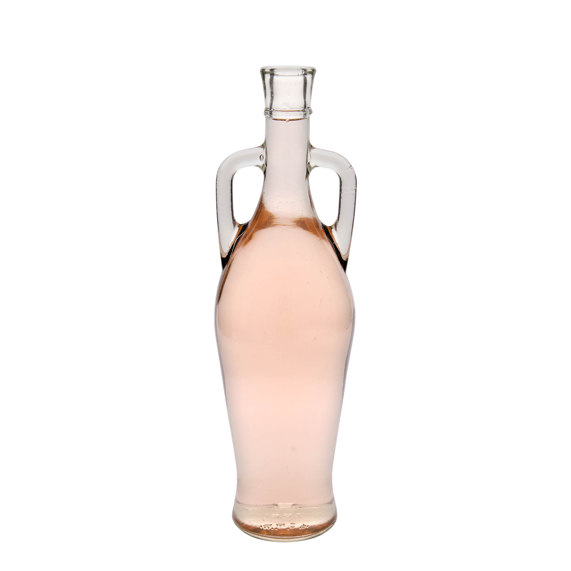 750 ml lasipullo 'Amphore', suu: korkki