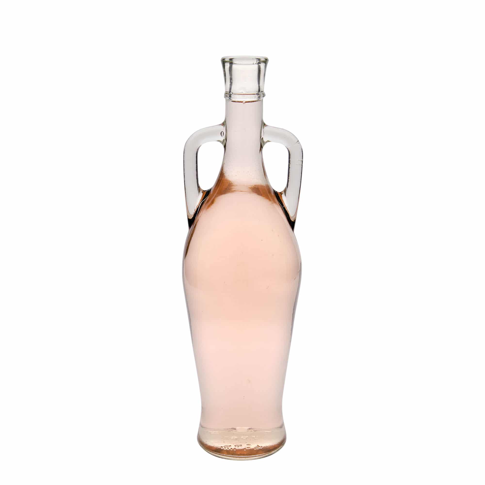 750 ml lasipullo 'Amphore', suu: korkki