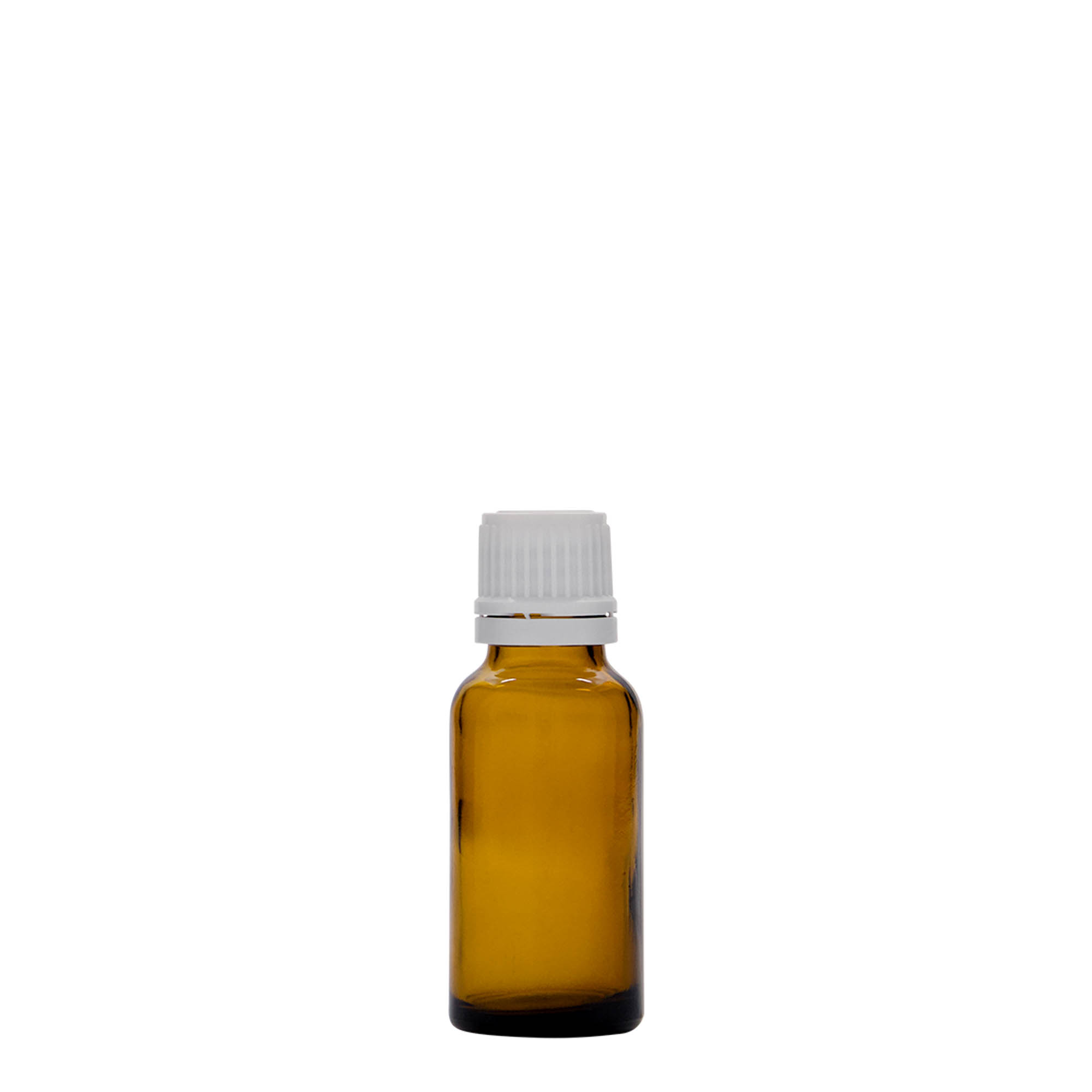 20 ml lääkepullo, ruskea lasi, suuaukko: DIN 18
