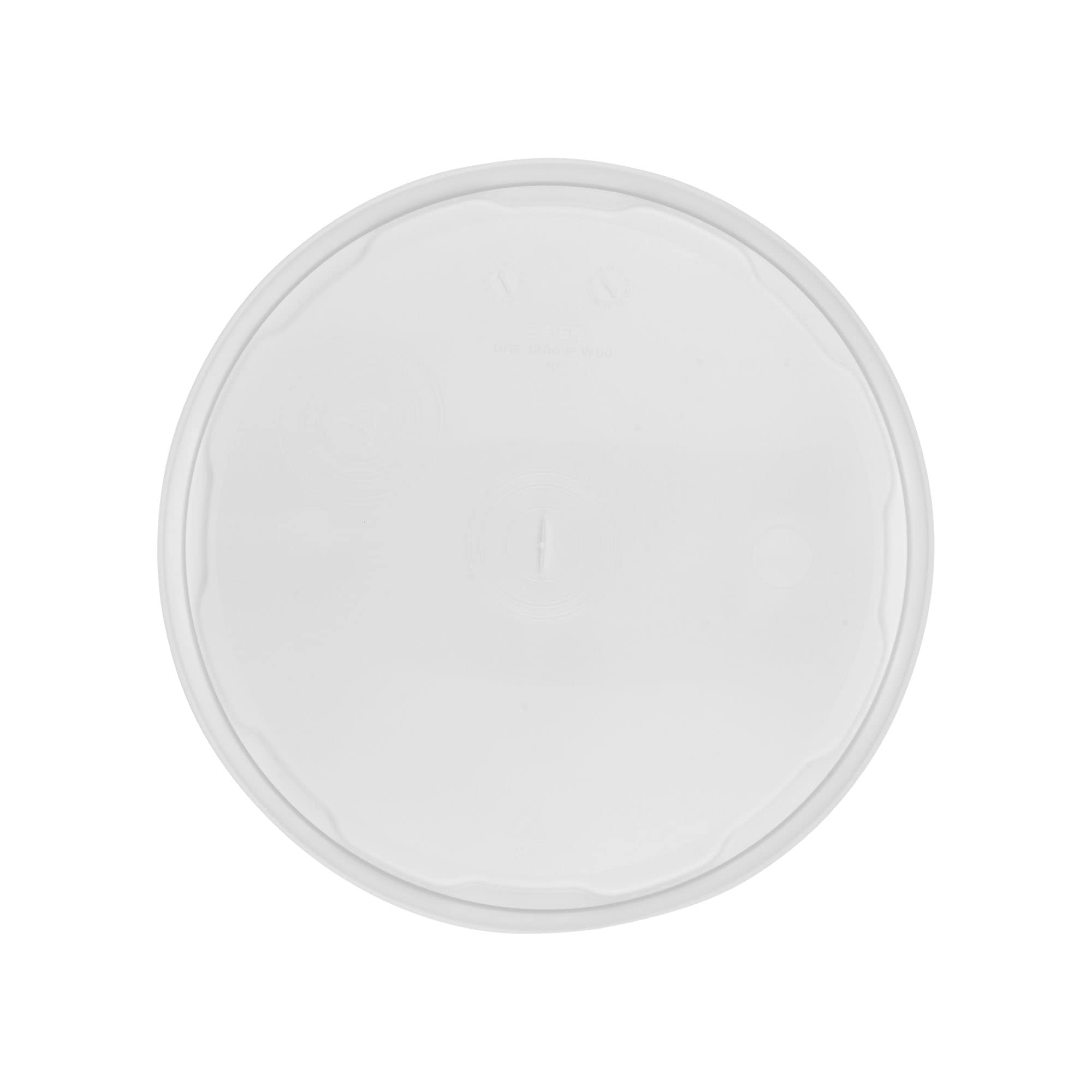 Kansi 10 l ämpärille, PP-muovi, valk.