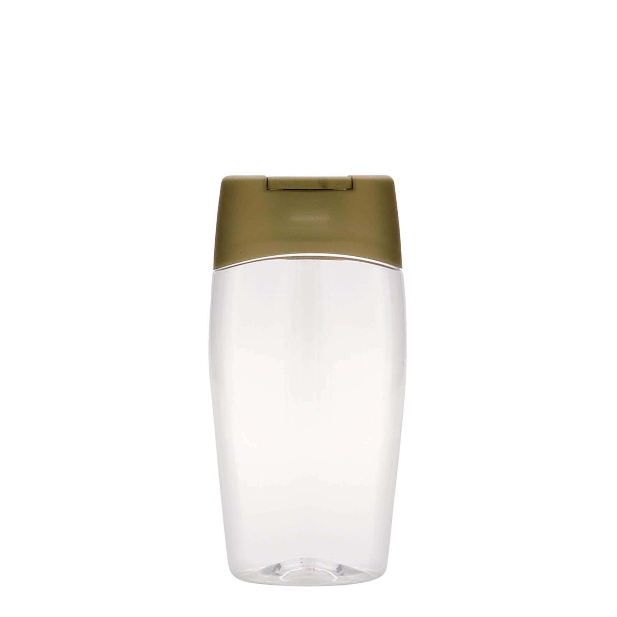200 ml PET-pullo 'Squeeze', soikea, muovi