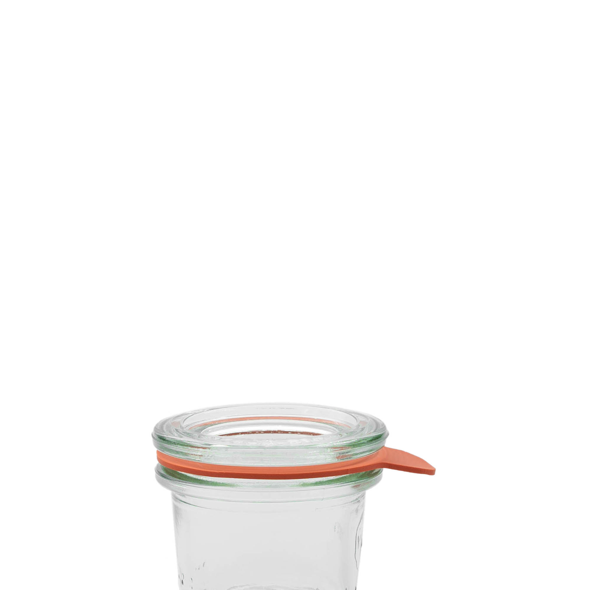 WECK-kiehautuskehys RR40, punainen, suuaukko: pyöreä reuna WECK-kiehautuskehys RR40, punainen, suuaukko: pyöreä reuna