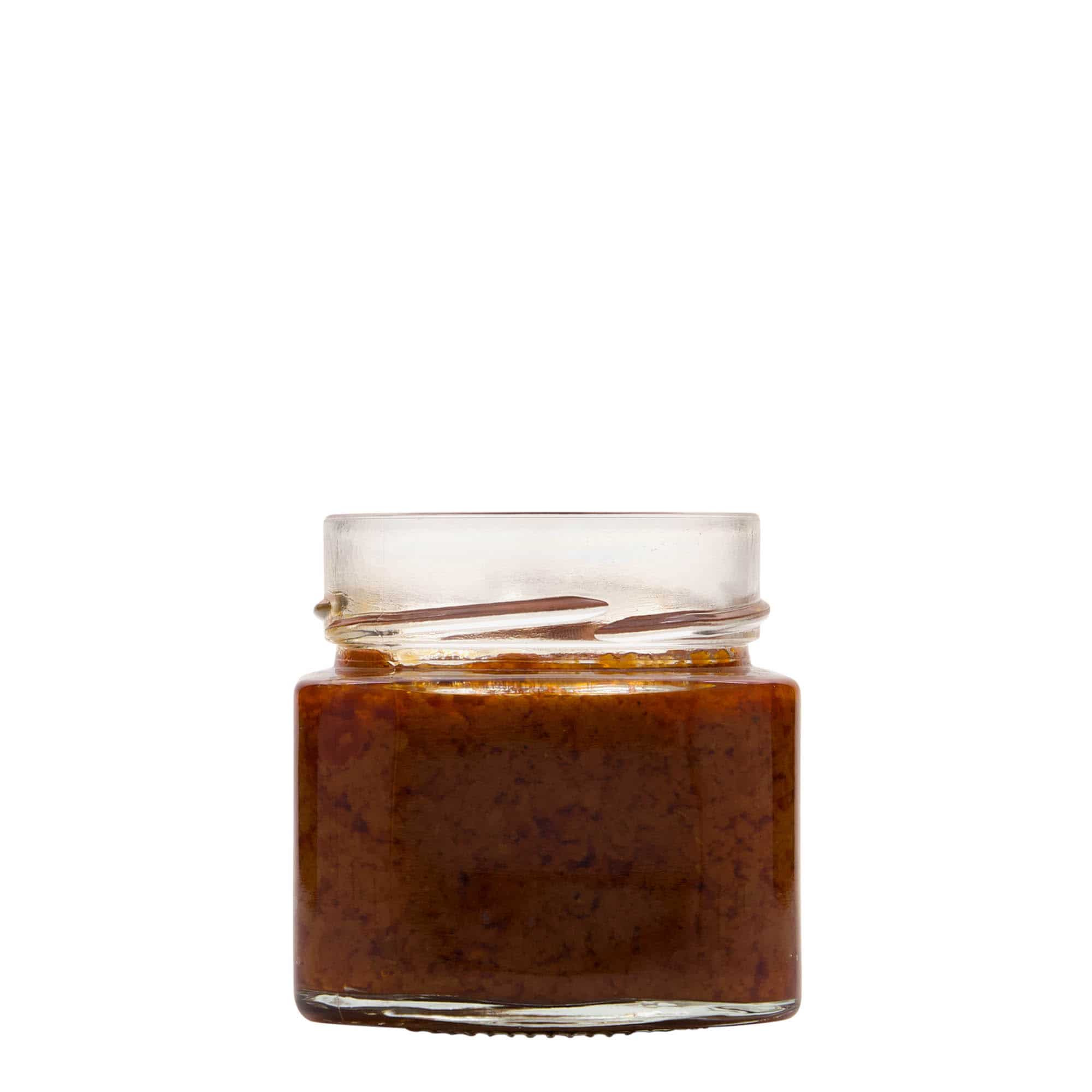 212 ml nelikulm. lasi 'Kimba', suu: Extra-Deep-Twist-Off (EDTO 70)