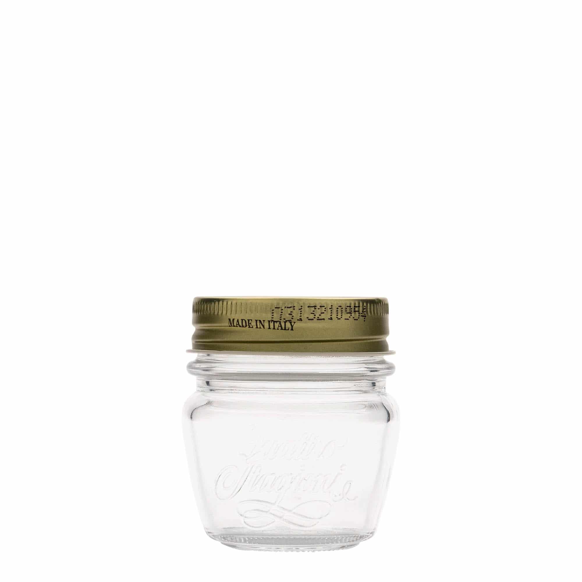 80 ml koristepurkki 'Quattro Stagioni', suu: Kierrekorkki