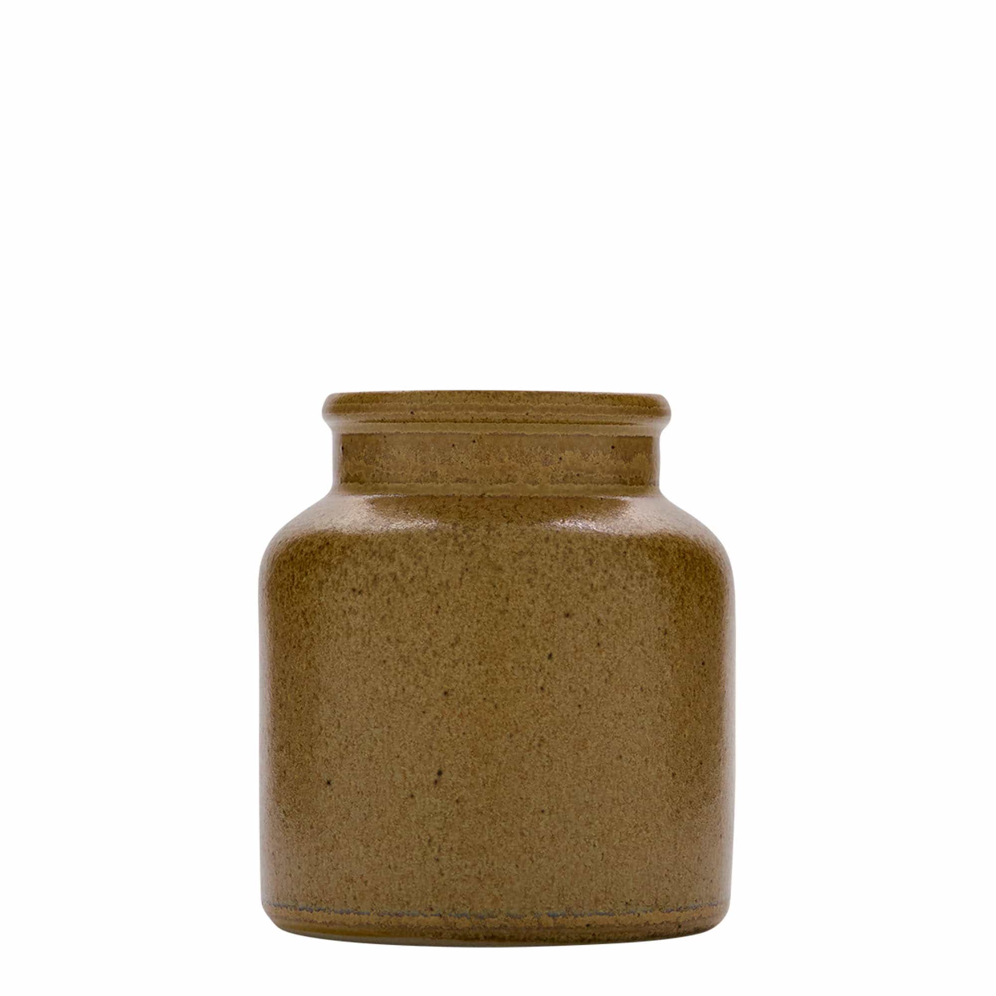 270 ml keraaminen ruukku, keramiikka, ruskea-kristalli, suu: Irtokansi 270 ml keraaminen ruukku, keramiikka, ruskea-kristalli, suu: Irtokansi